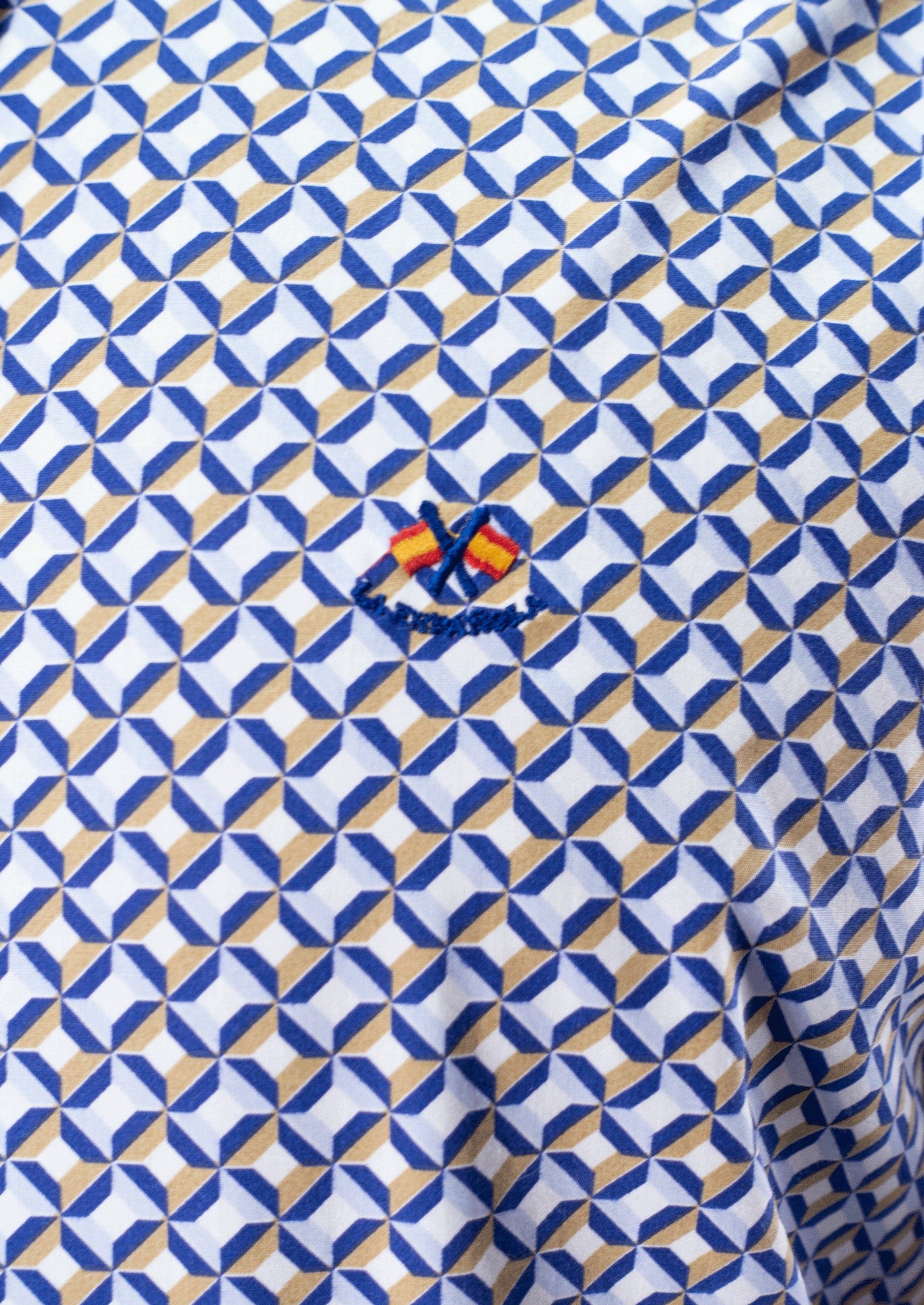 CAMISA CADENETA LA ESPANOLA AZUL