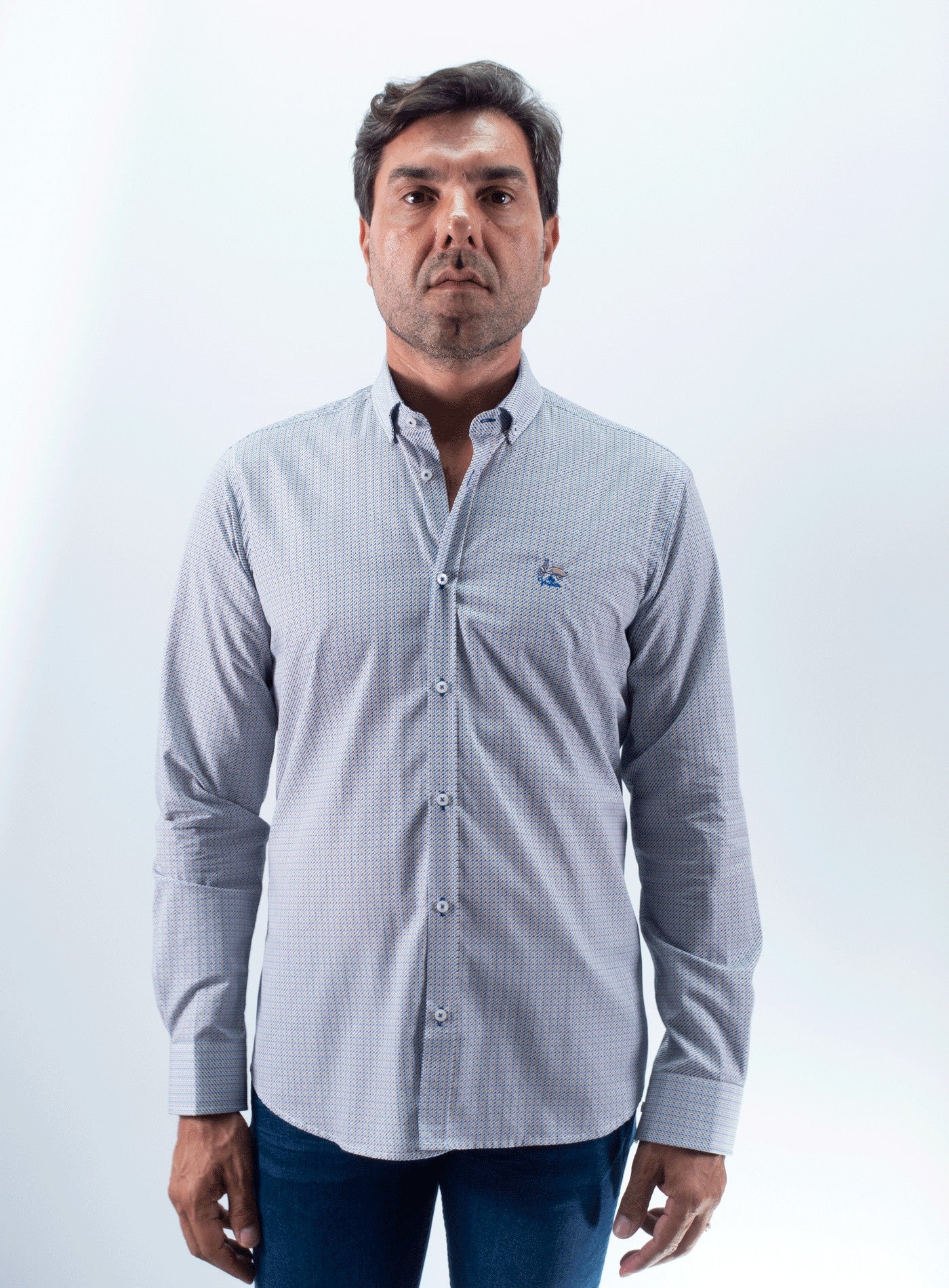 CAMISA TREBUJENA LA VESPITA AZUL