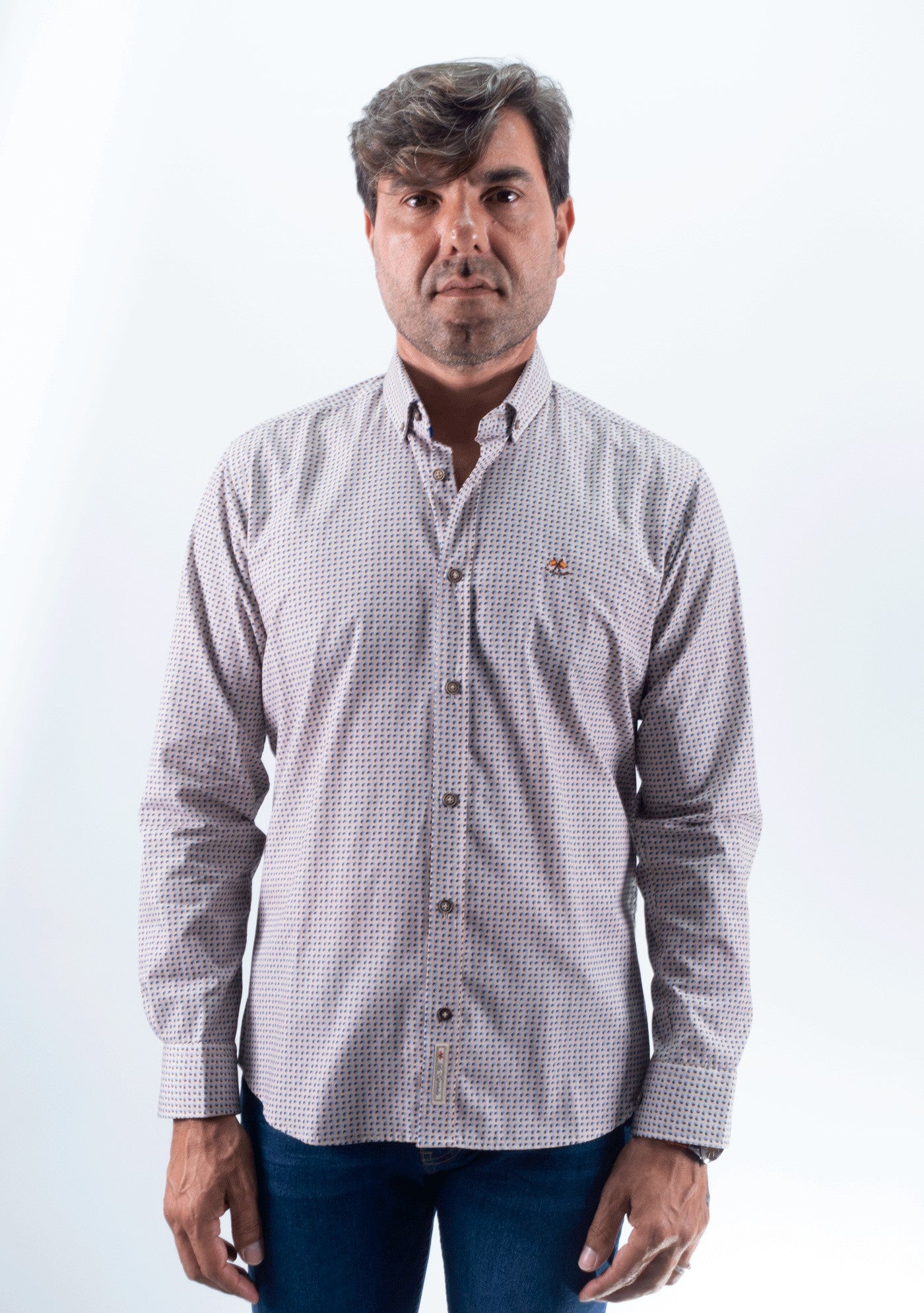 CAMISA ALBARIZA LA ESPANOLA MARRON