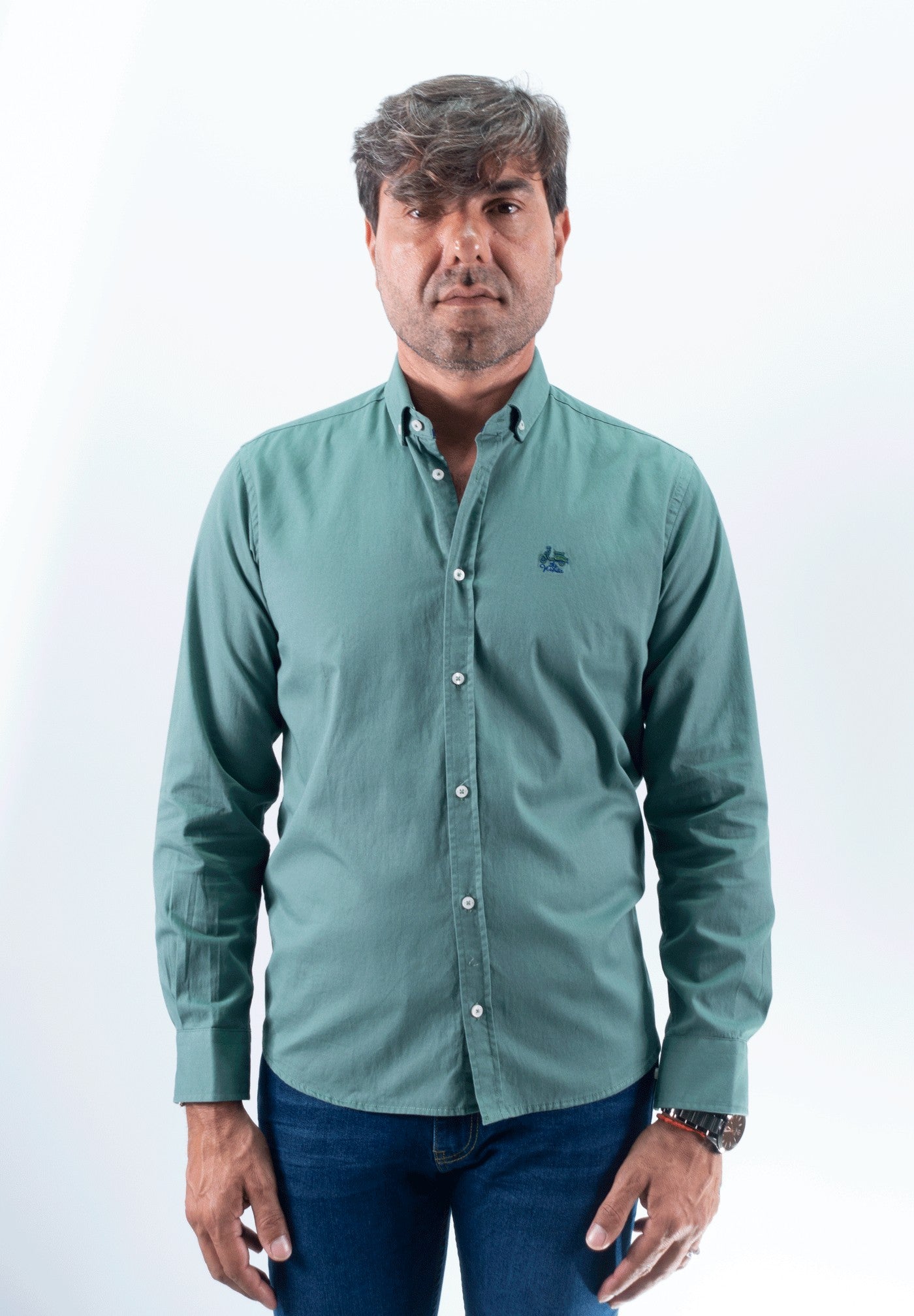 CAMISA LISA LA VESPITA VERDE