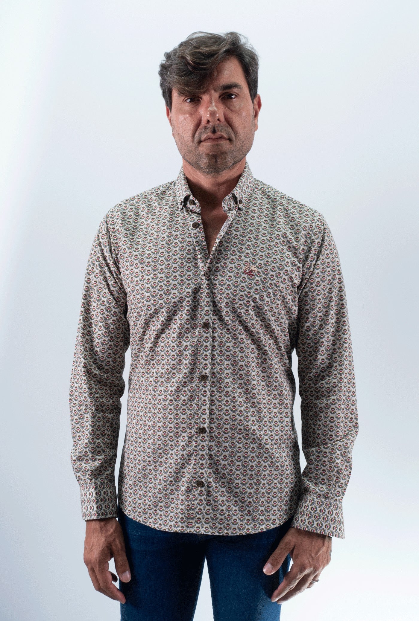 CAMISA TULIPAN LA VESPITA VERDE