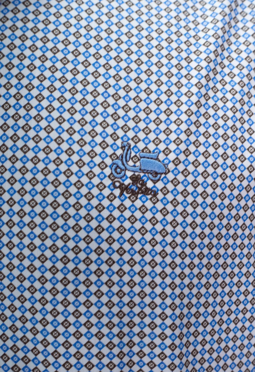 CAMISA MOSAIKO LA VESPITA CELESTE