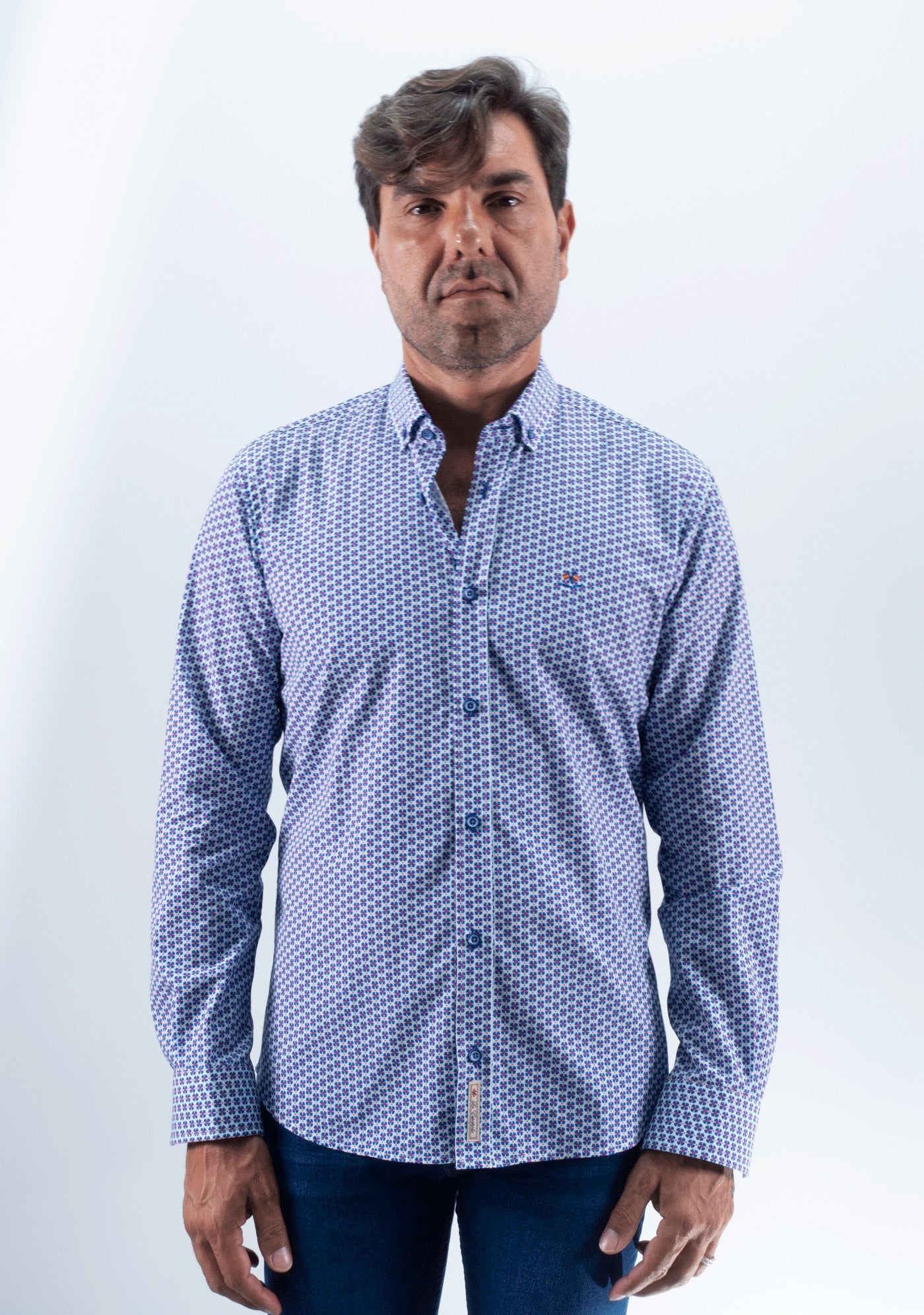 CAMISA HELICE LA ESPANOLA AZUL