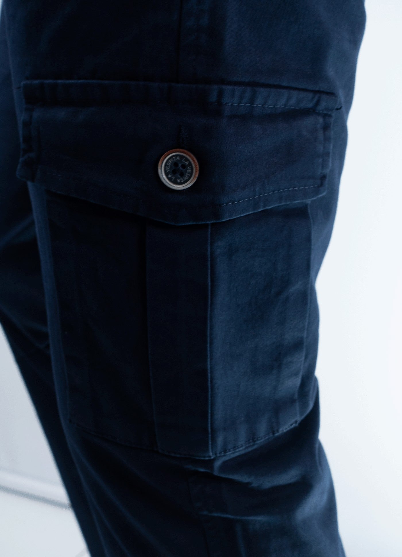 PANTALON CARGO LA VESPITA MARINO
