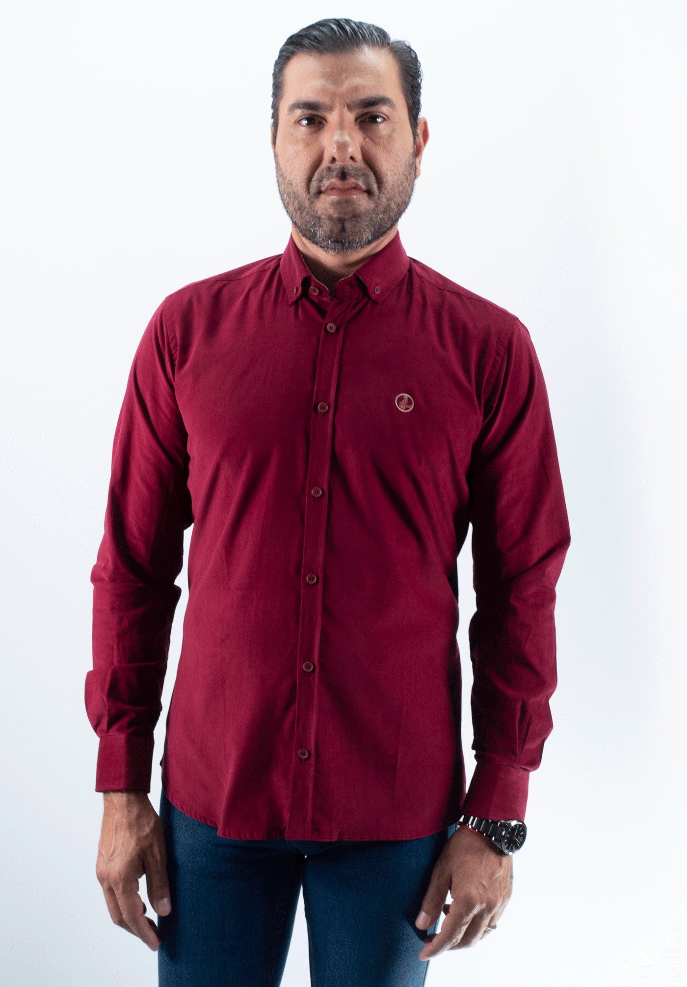 CAMISA MICROPANA 25 LA VESPITA BURDEOS