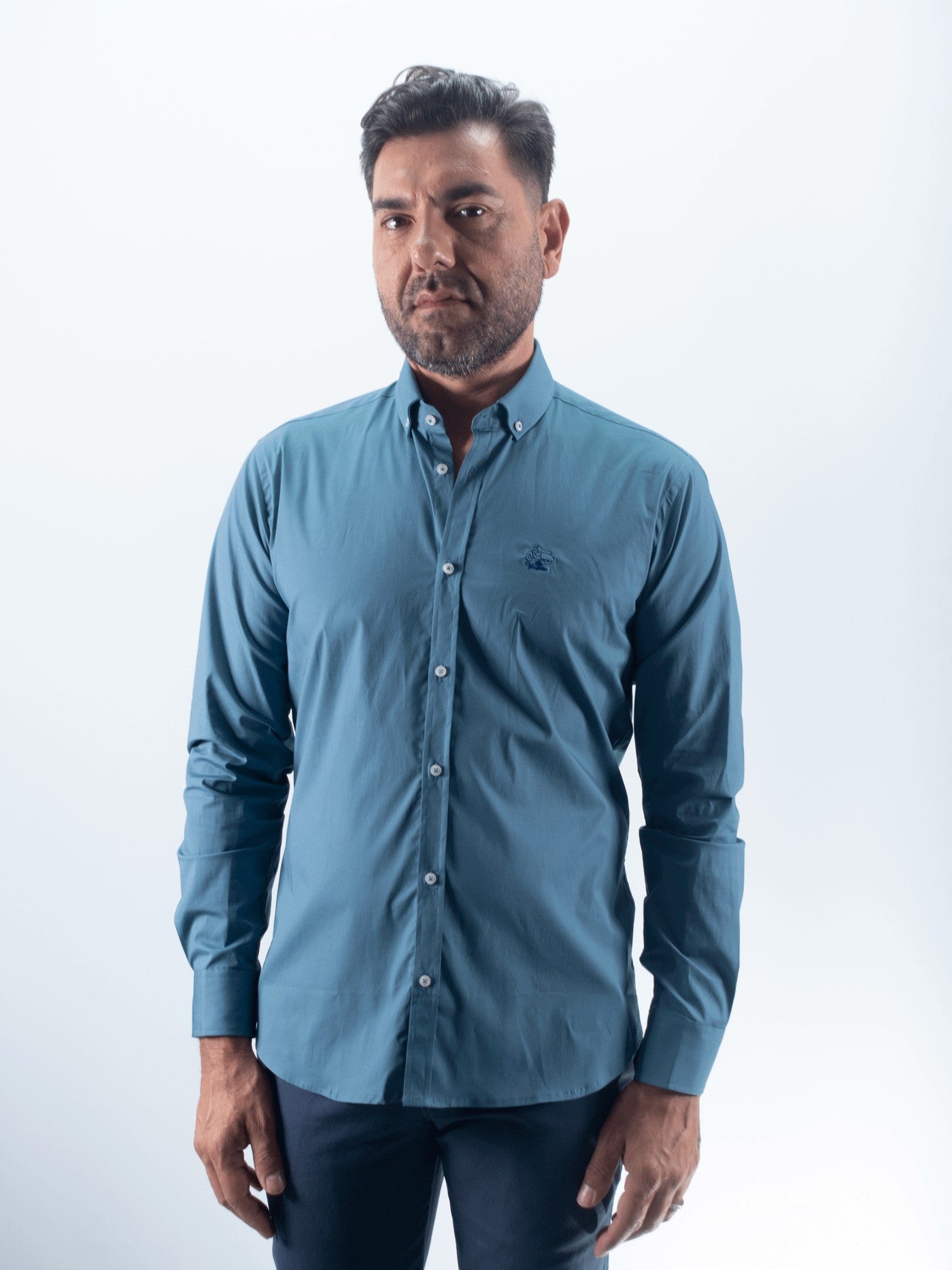 CAMISA LISA LA VESPITA VERDE.