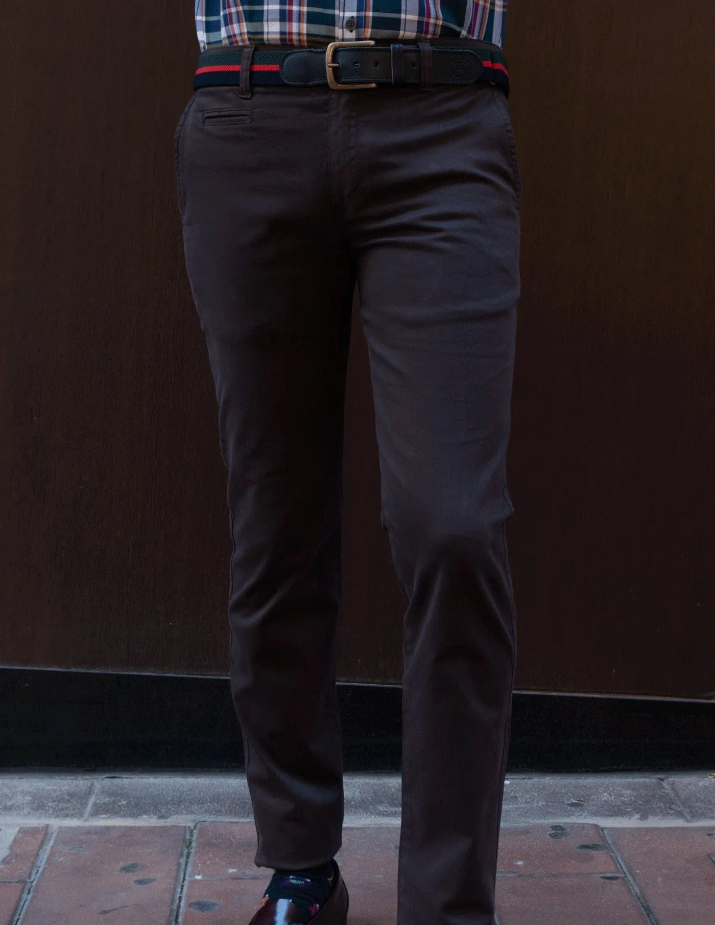 PANTALON CHINO LA VESPITA CHOCOLATE