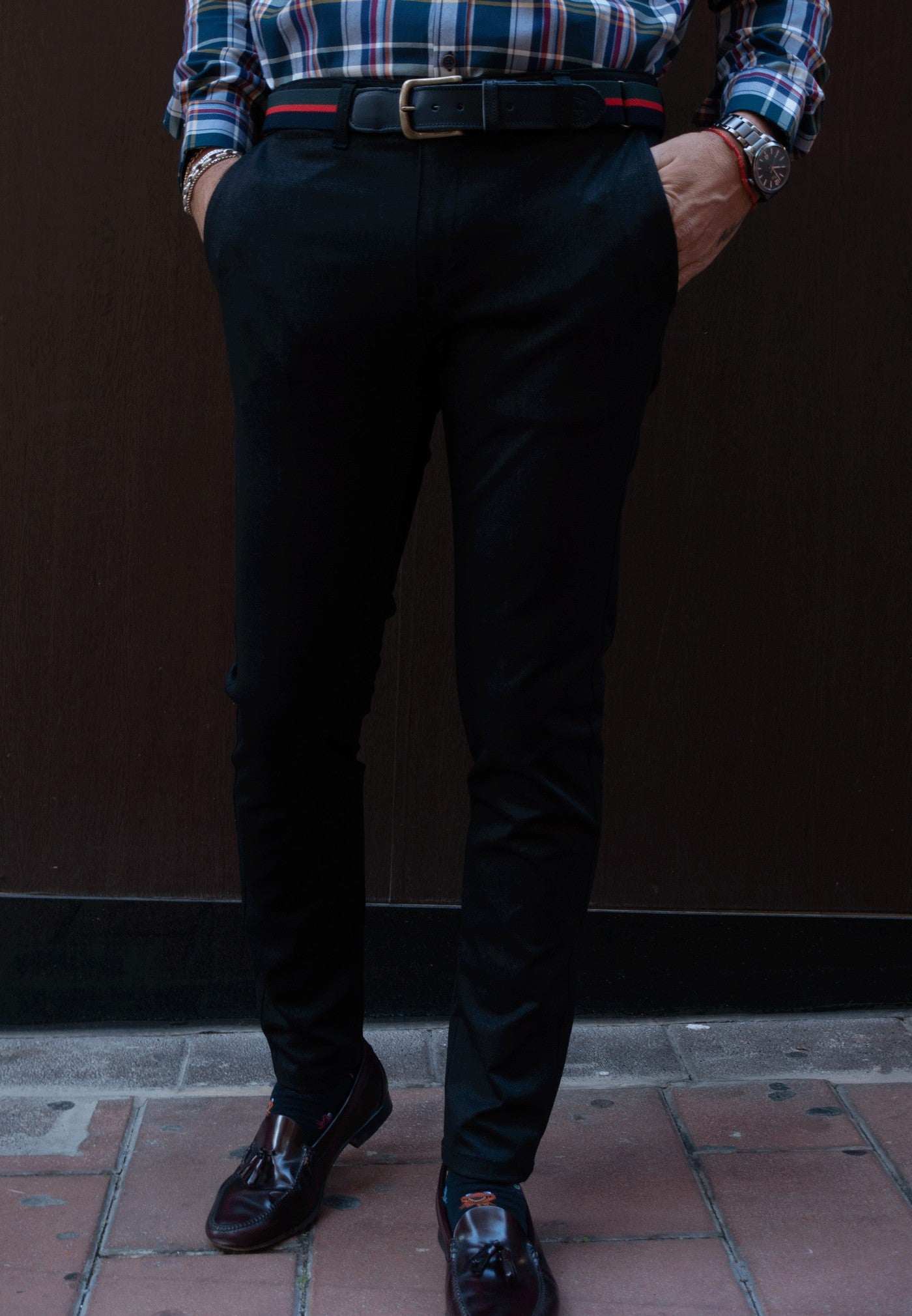 PANTALON CUADRILLE LA VESPITA NEGRO