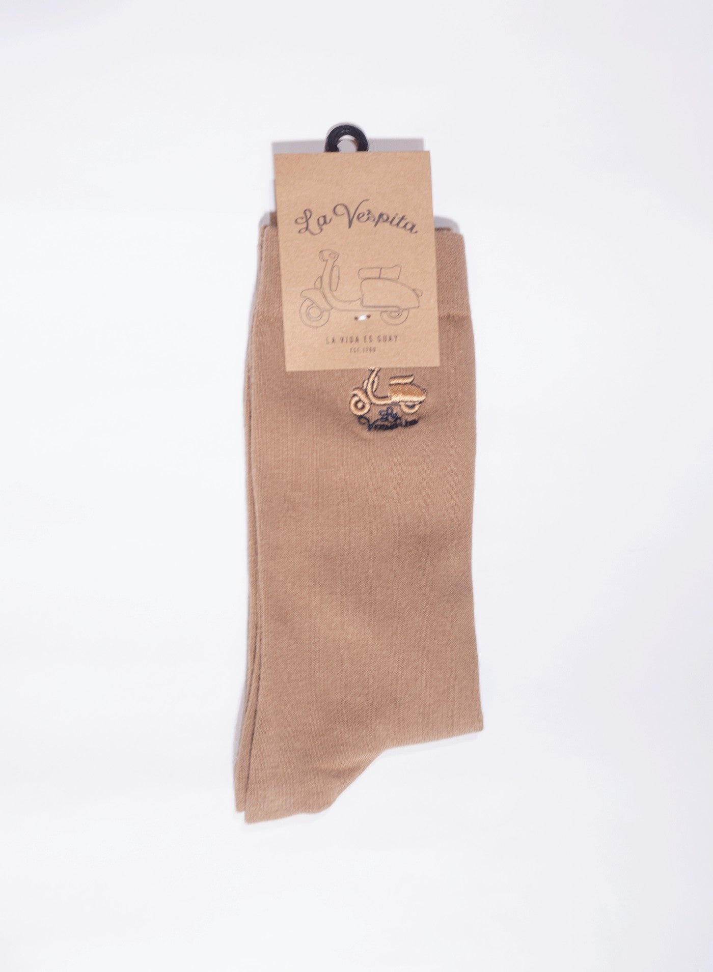 CALCETIN LISO LA VESPITA CAMEL