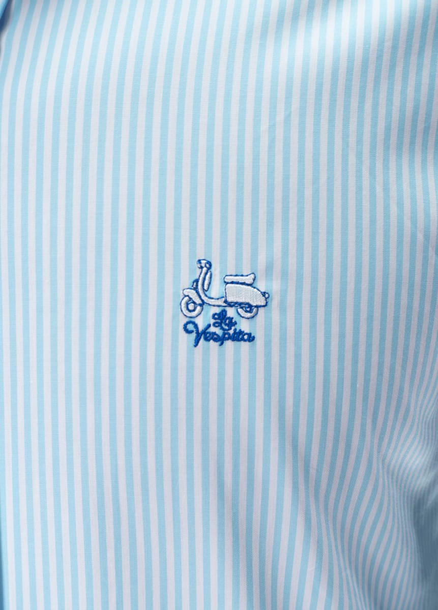 CAMISA RAYA KODACK LA VESPITA TURQUESA