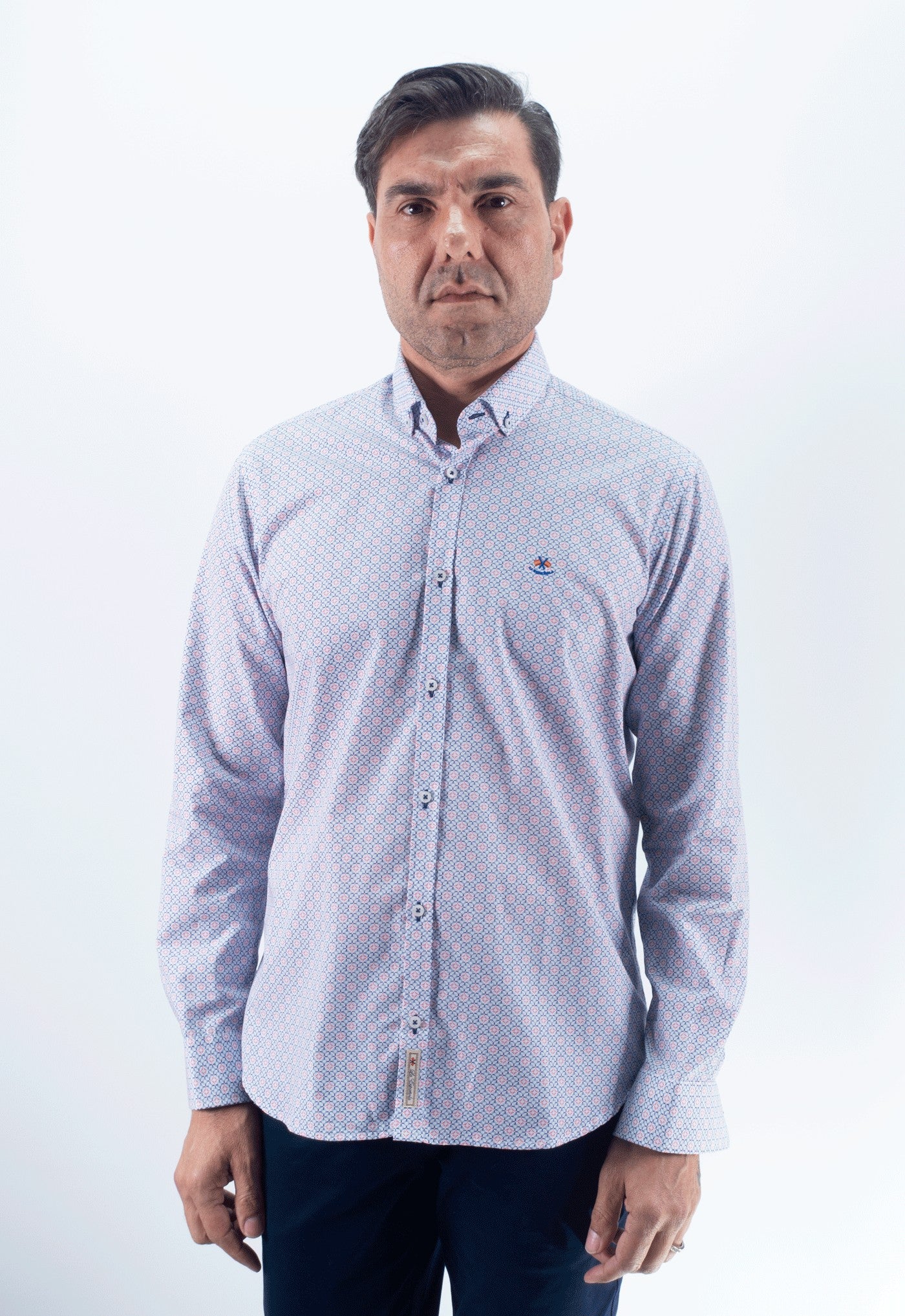 CAMISA JEREZ LA ESPANOLA AZUL