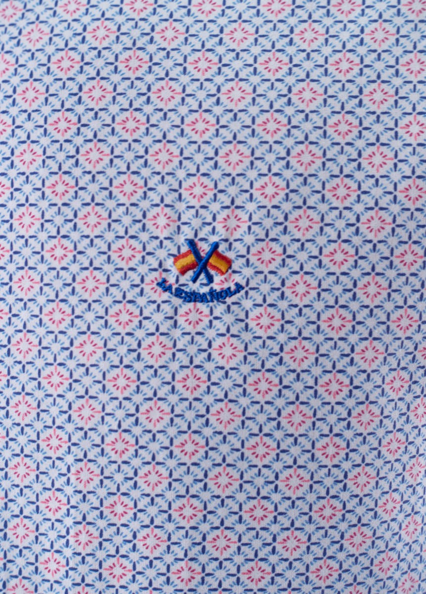 CAMISA JEREZ LA ESPANOLA AZUL