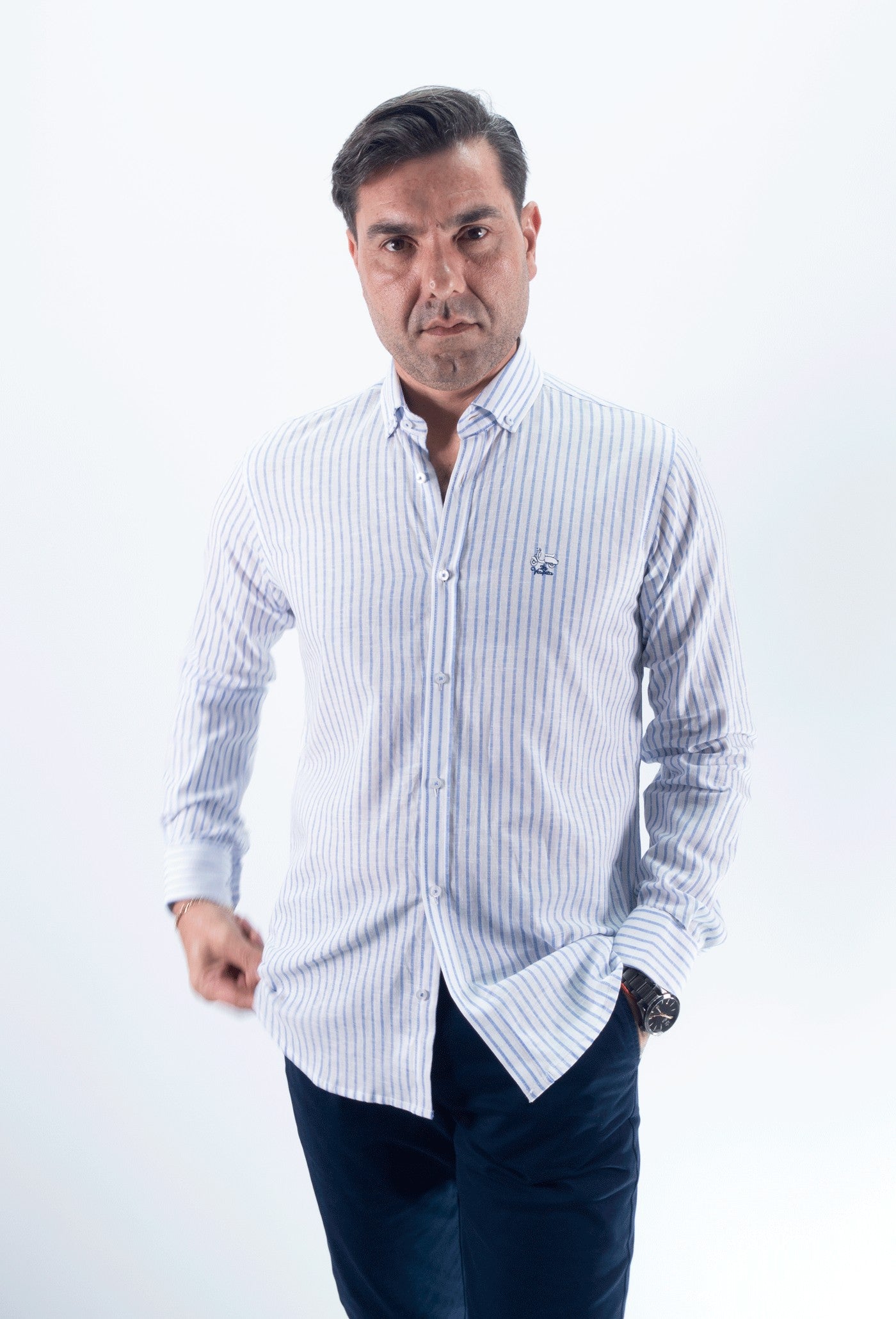 CAMISA RAYA 39 LA VESPITA AZUL