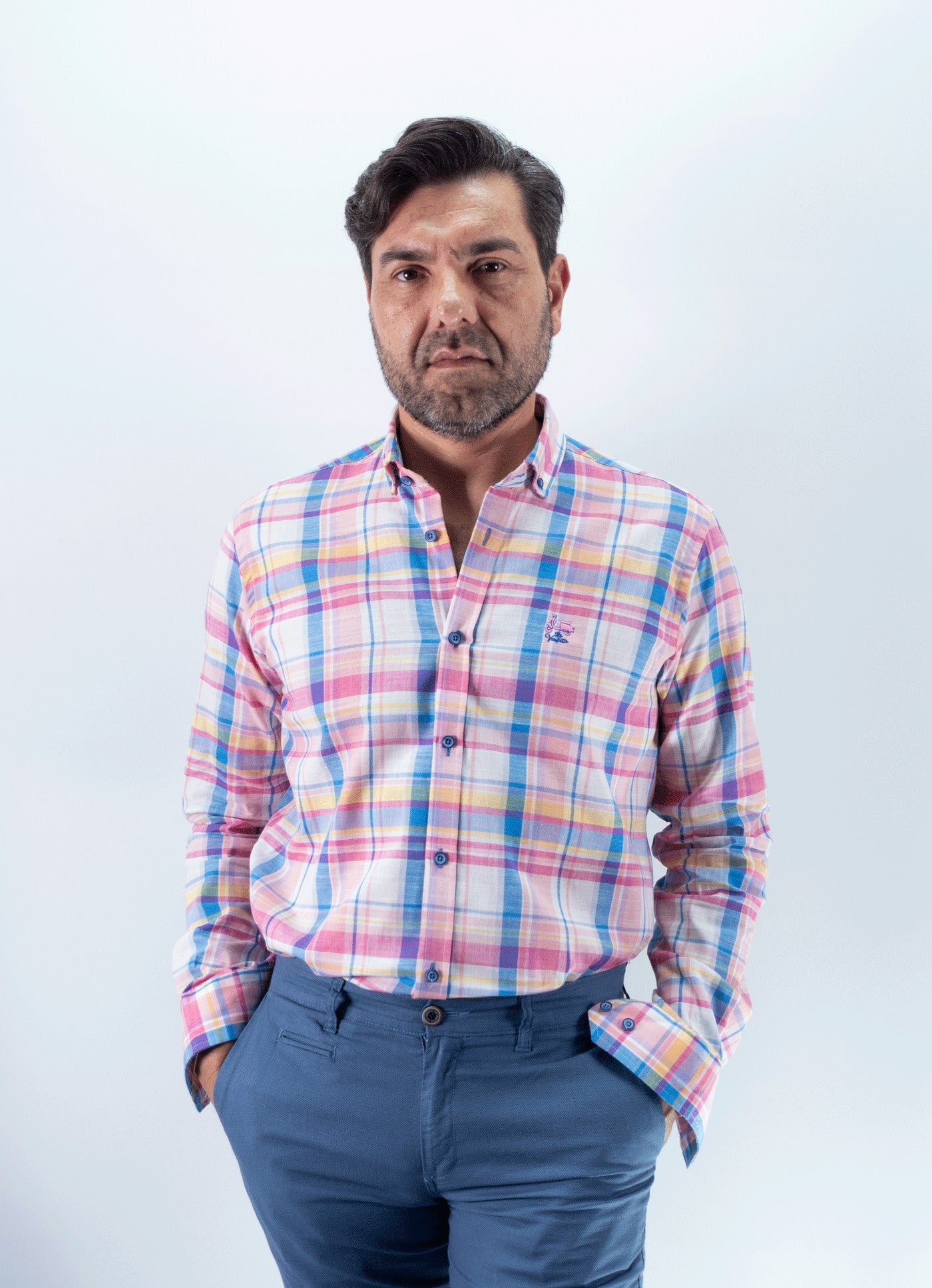 CAMISA CUADRO 63 LA VESPITA ROSA