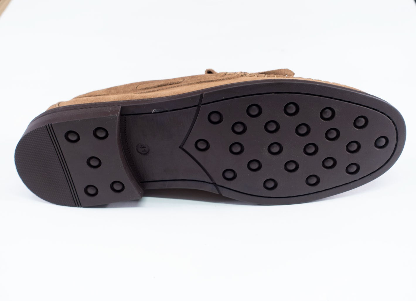 ZAPATO BORLOT ANTE  CAMEL