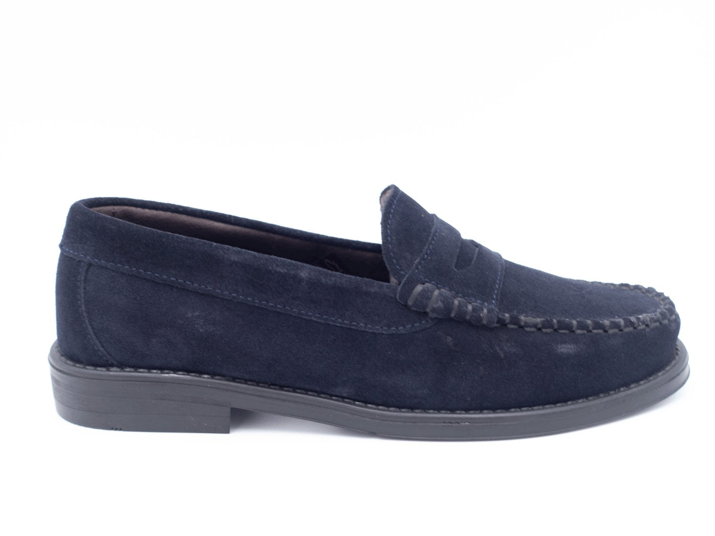 ZAPATO ANTIFAZ ANTE  MARINO