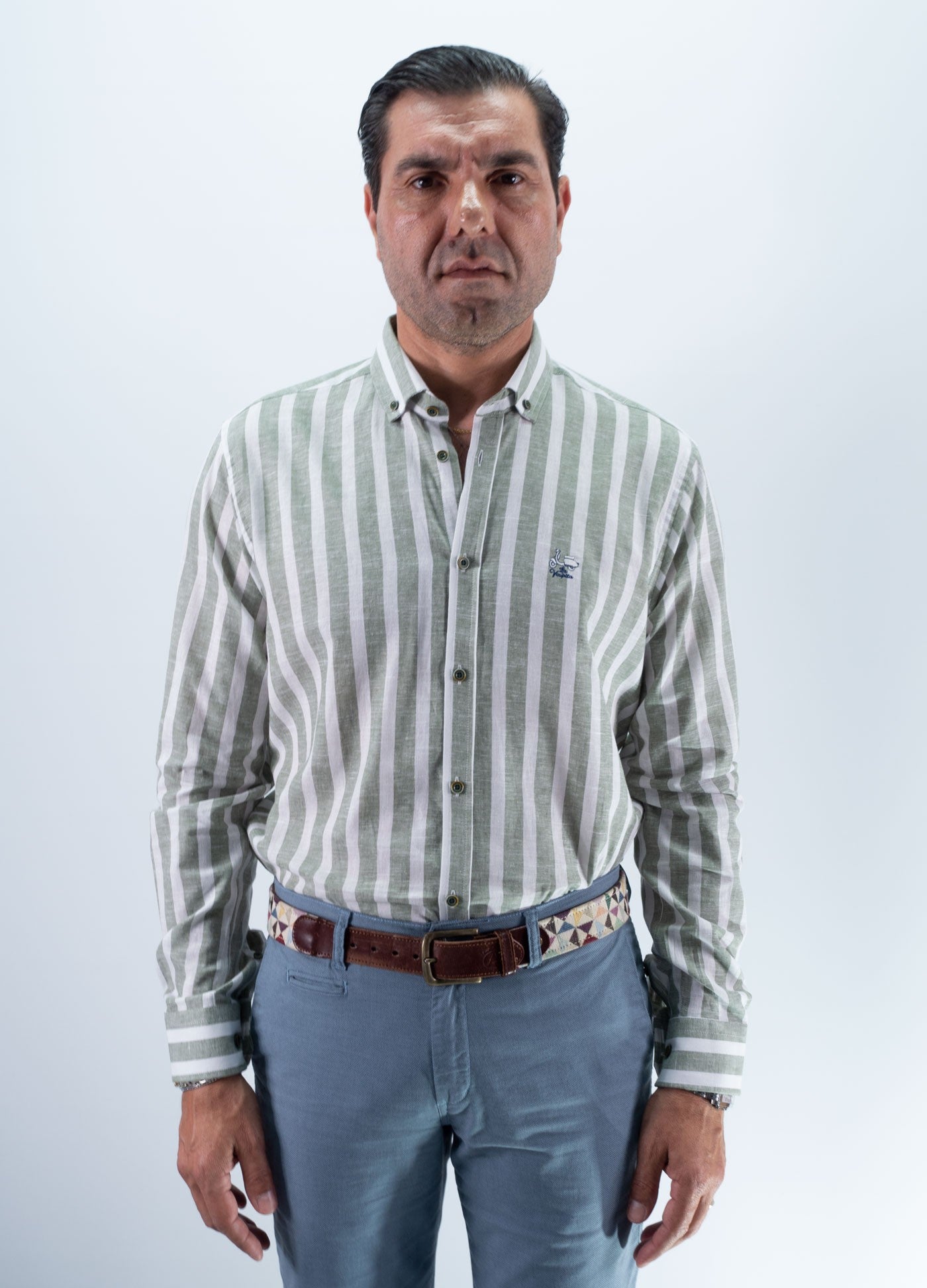 CAMISA RAYA 53 LA VESPITA KAKI