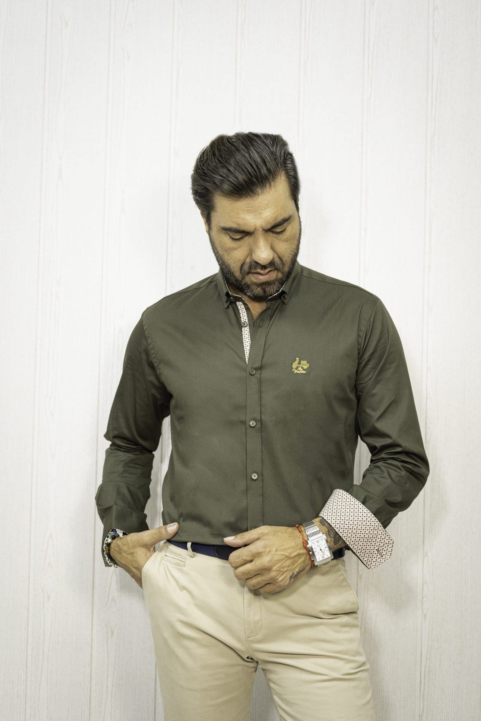 CAMISA BASIC VESPITA VERDE