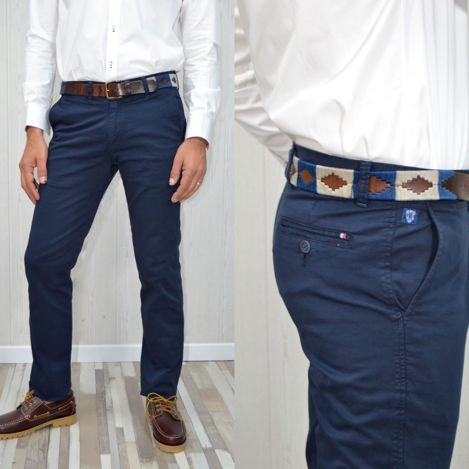 PANTALÓN CHINO KASTA MARINO
