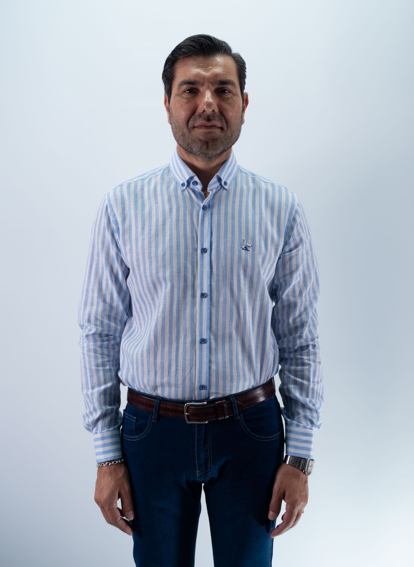 CAMISA RAYA 47 LA VESPITA CELESTE