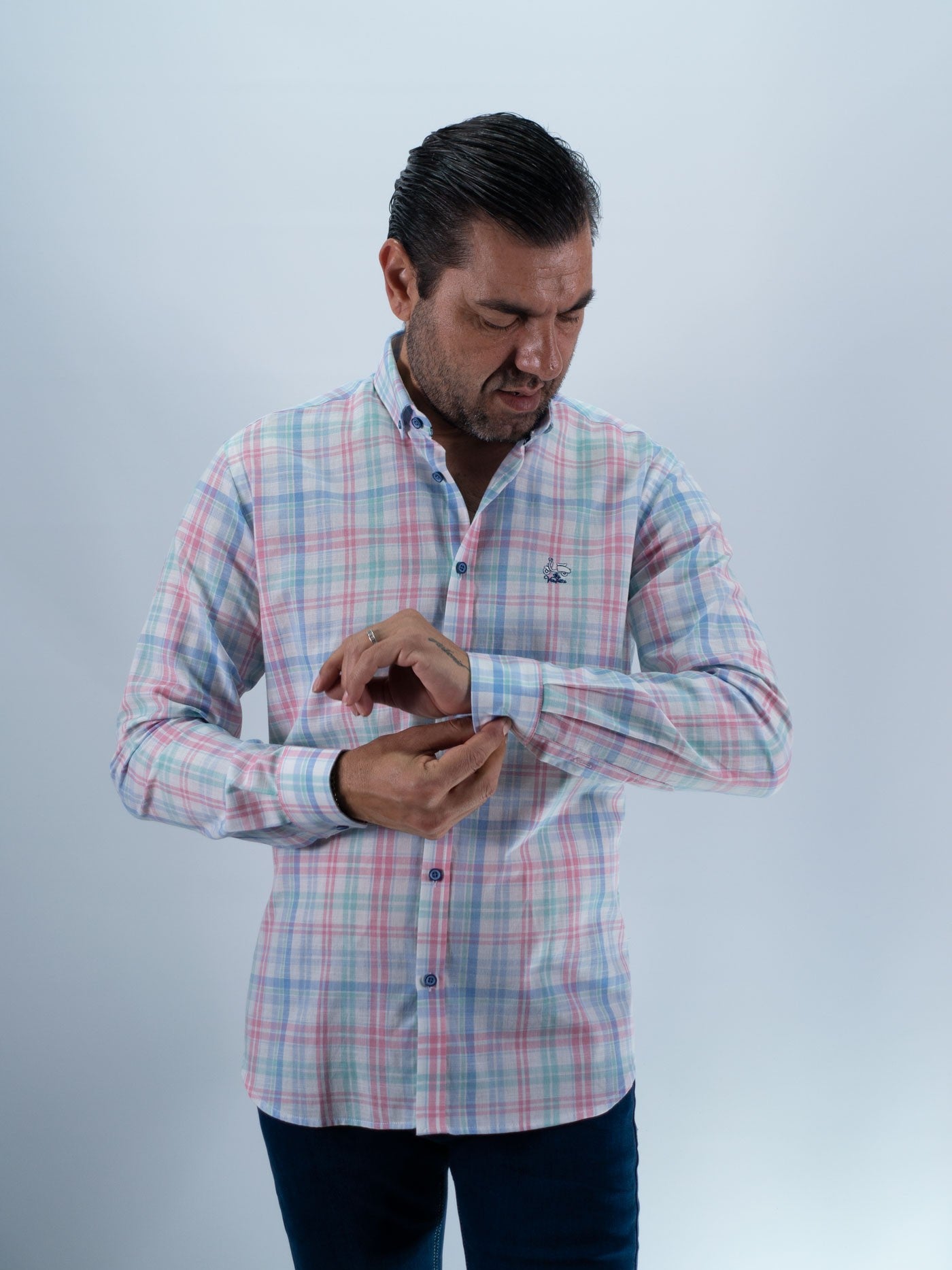 CAMISA CUADRO 83 LA VESPITA ROSA