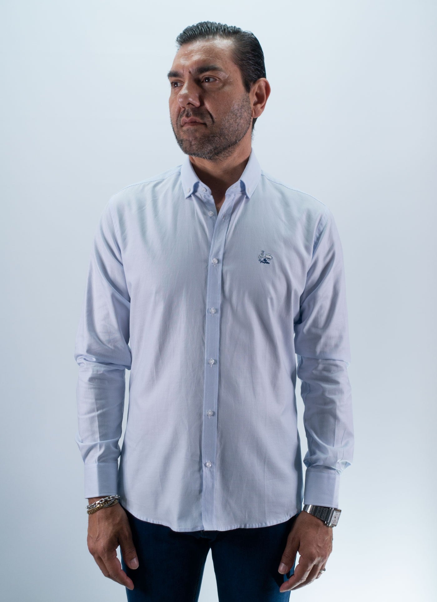 CAMISA SEVILLA LA VESPITA CELESTE