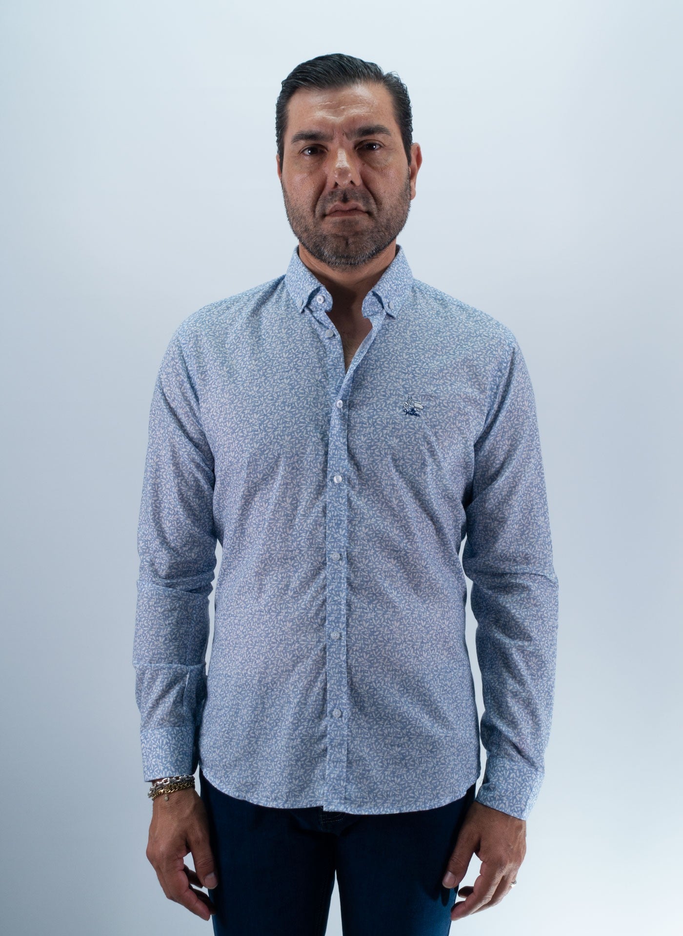 CAMISA GAP LA VESPITA CELESTE