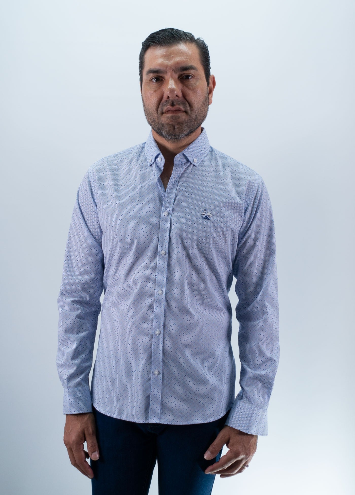 CAMISA CIRCULO 25 LA VESPITA BLANCO