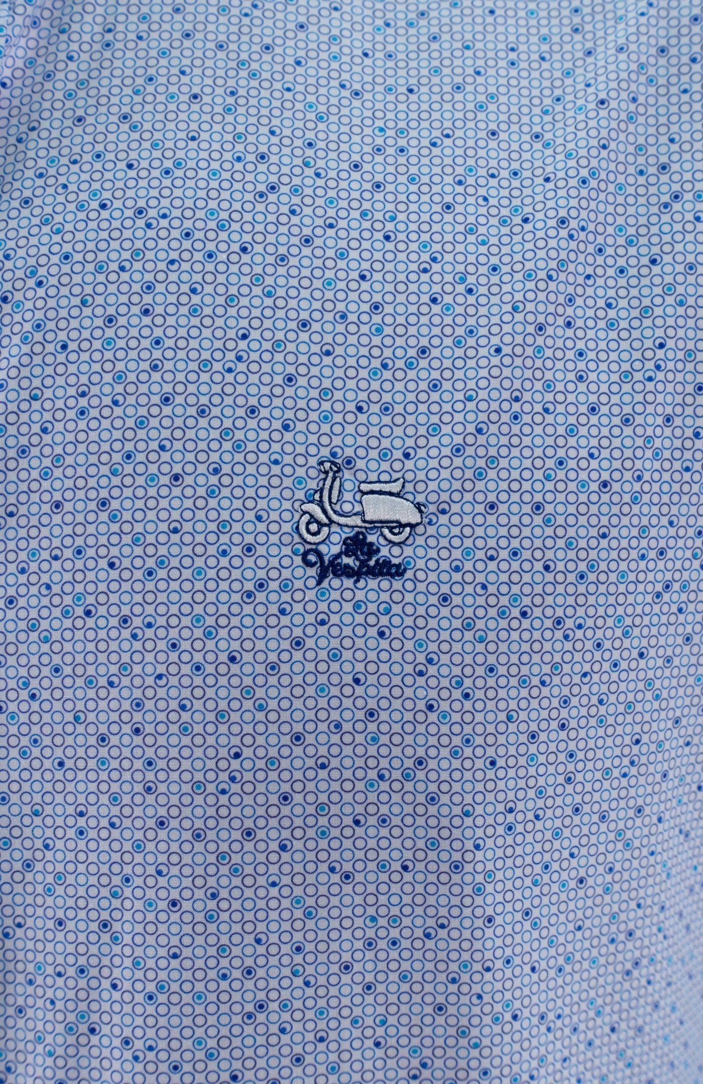 CAMISA CIRCULO 25 LA VESPITA BLANCO