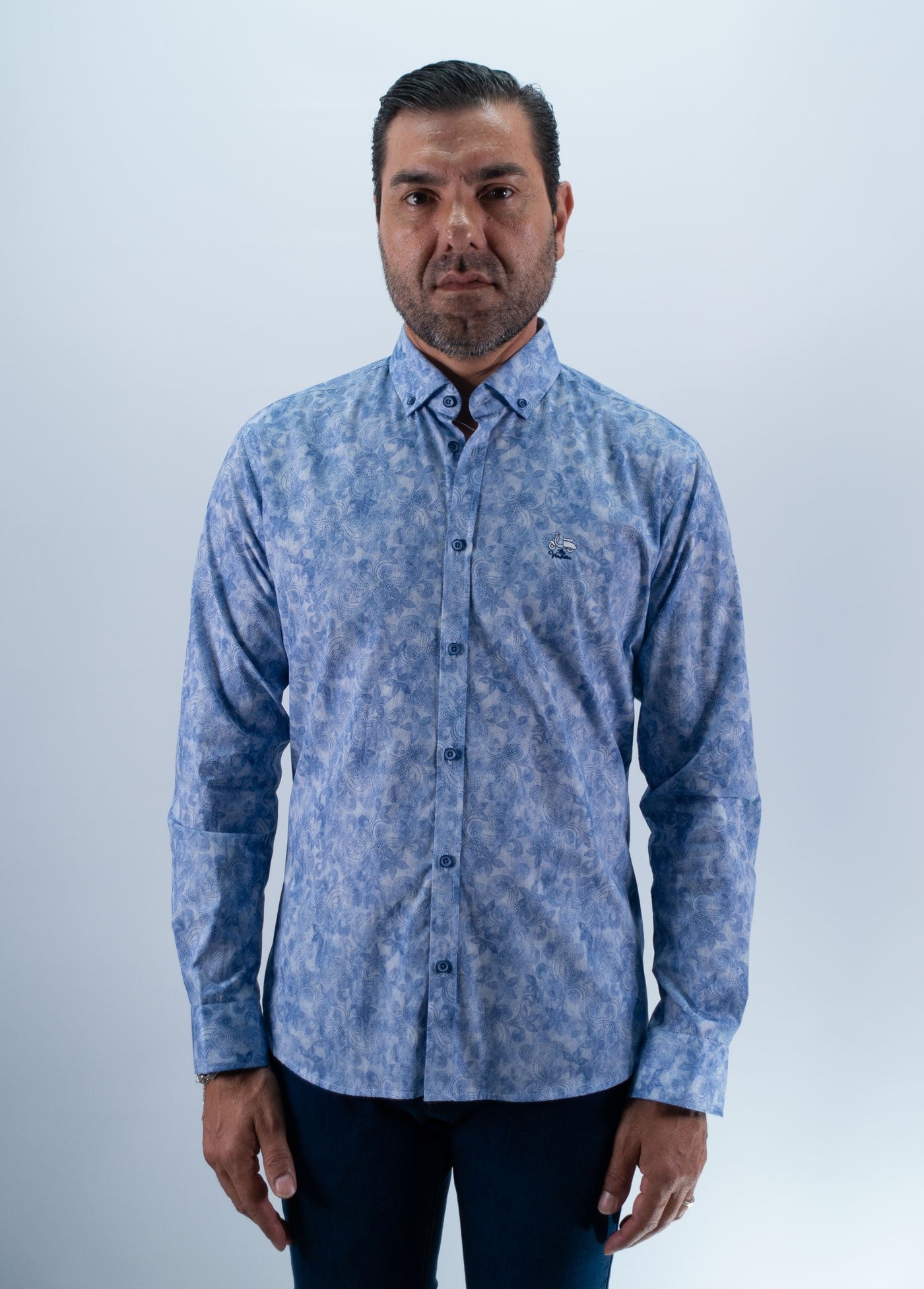 CAMISA ROX LA VESPITA CELESTE