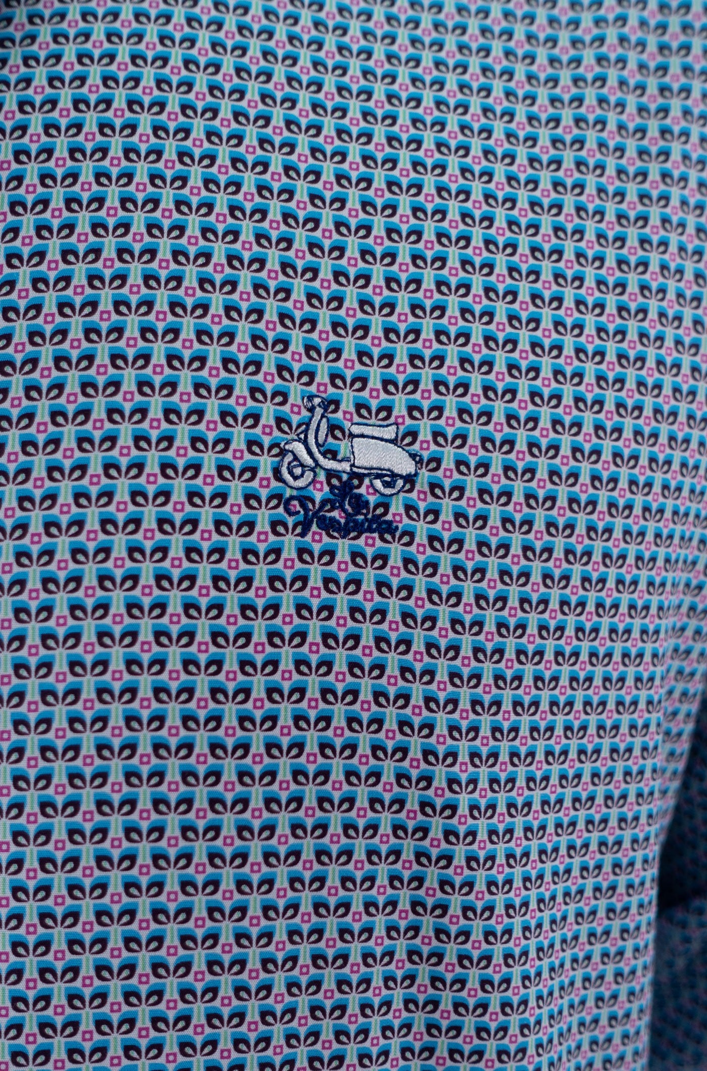 CAMISA PETALO LA VESPITA MARINO