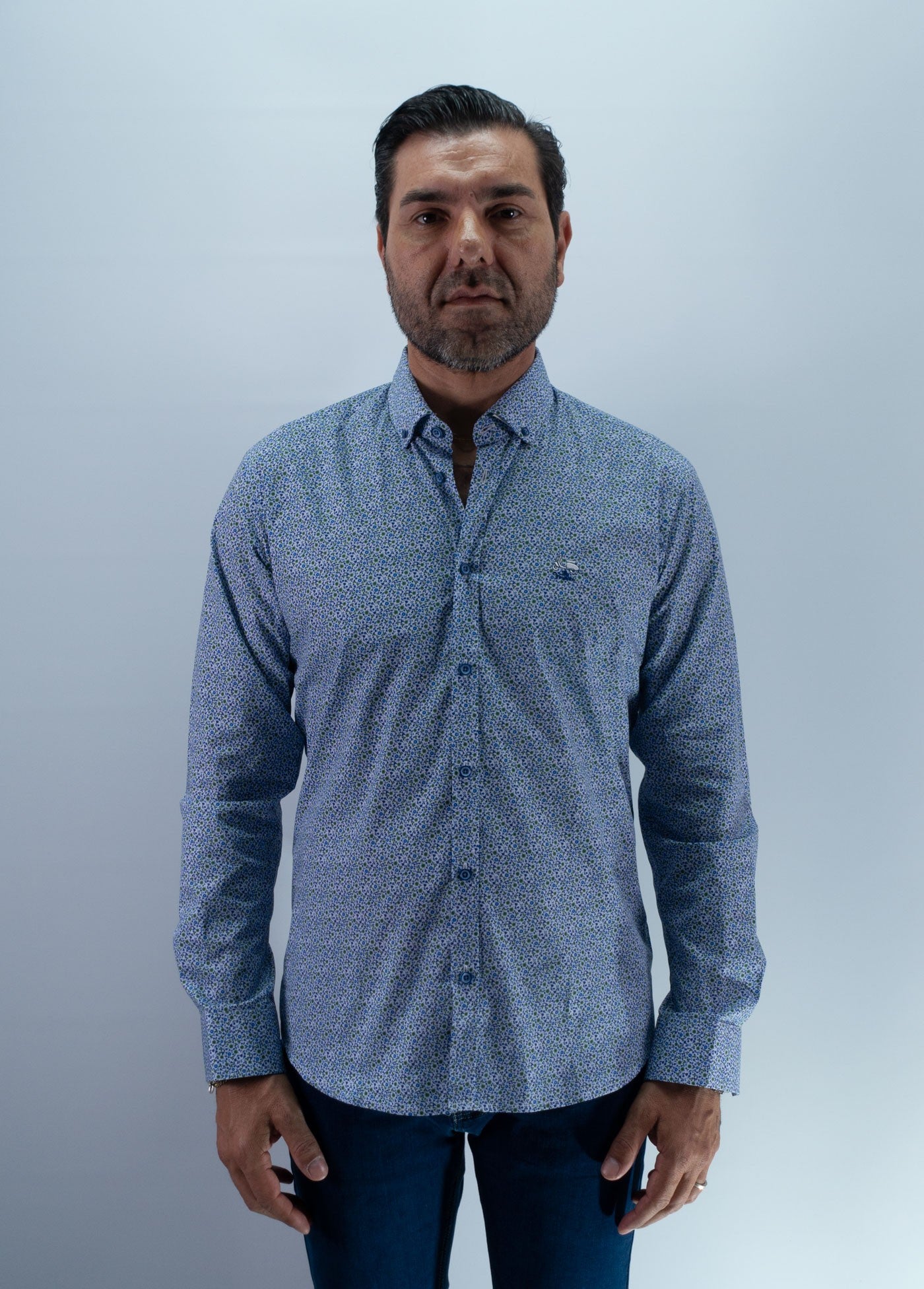 CAMISA JARDIN LA VESPITA AZUL