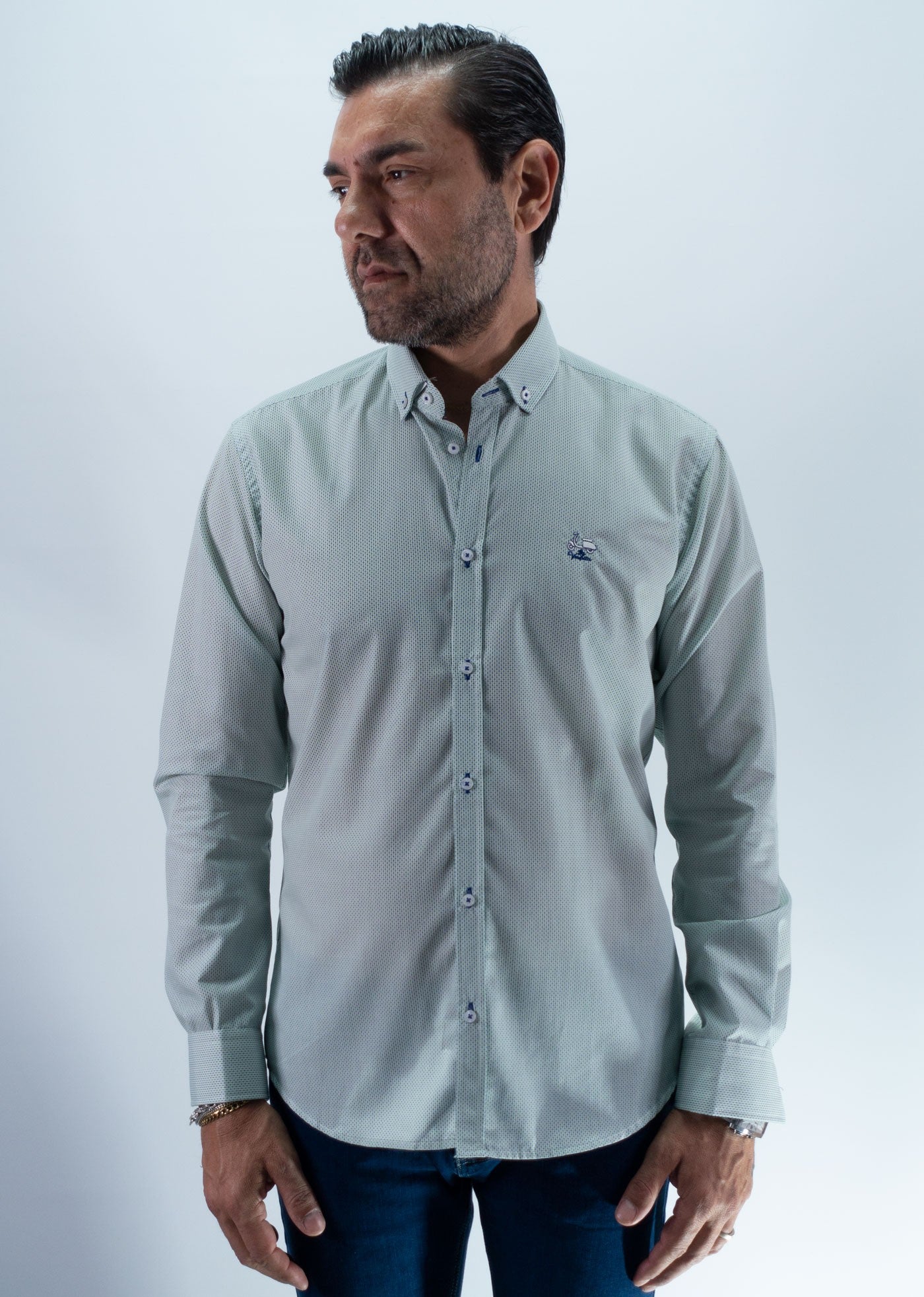 CAMISA MANZANILLA LA VESPITA VERDE