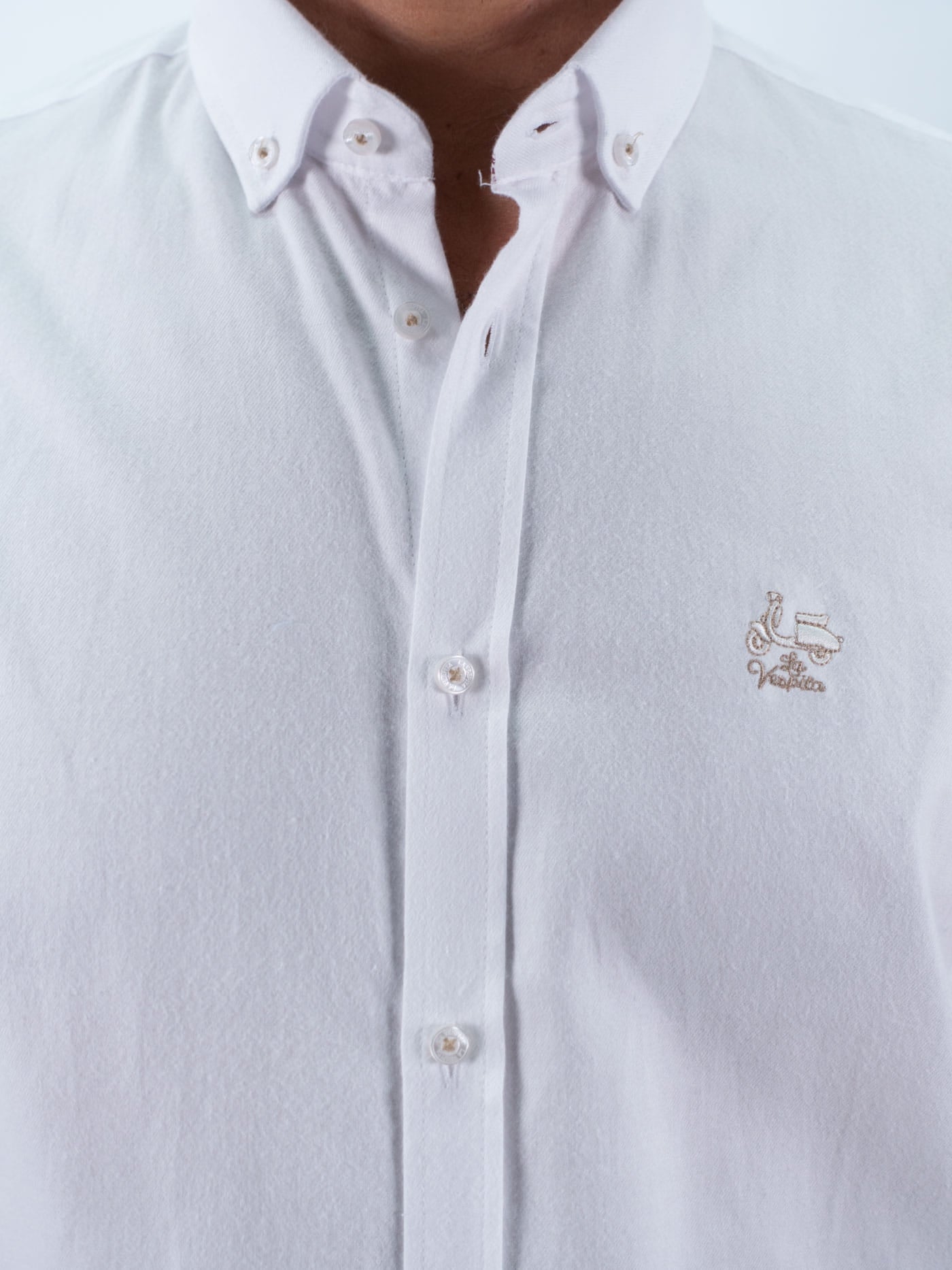 CAMISA CODERA LA VESPITA BLANCO