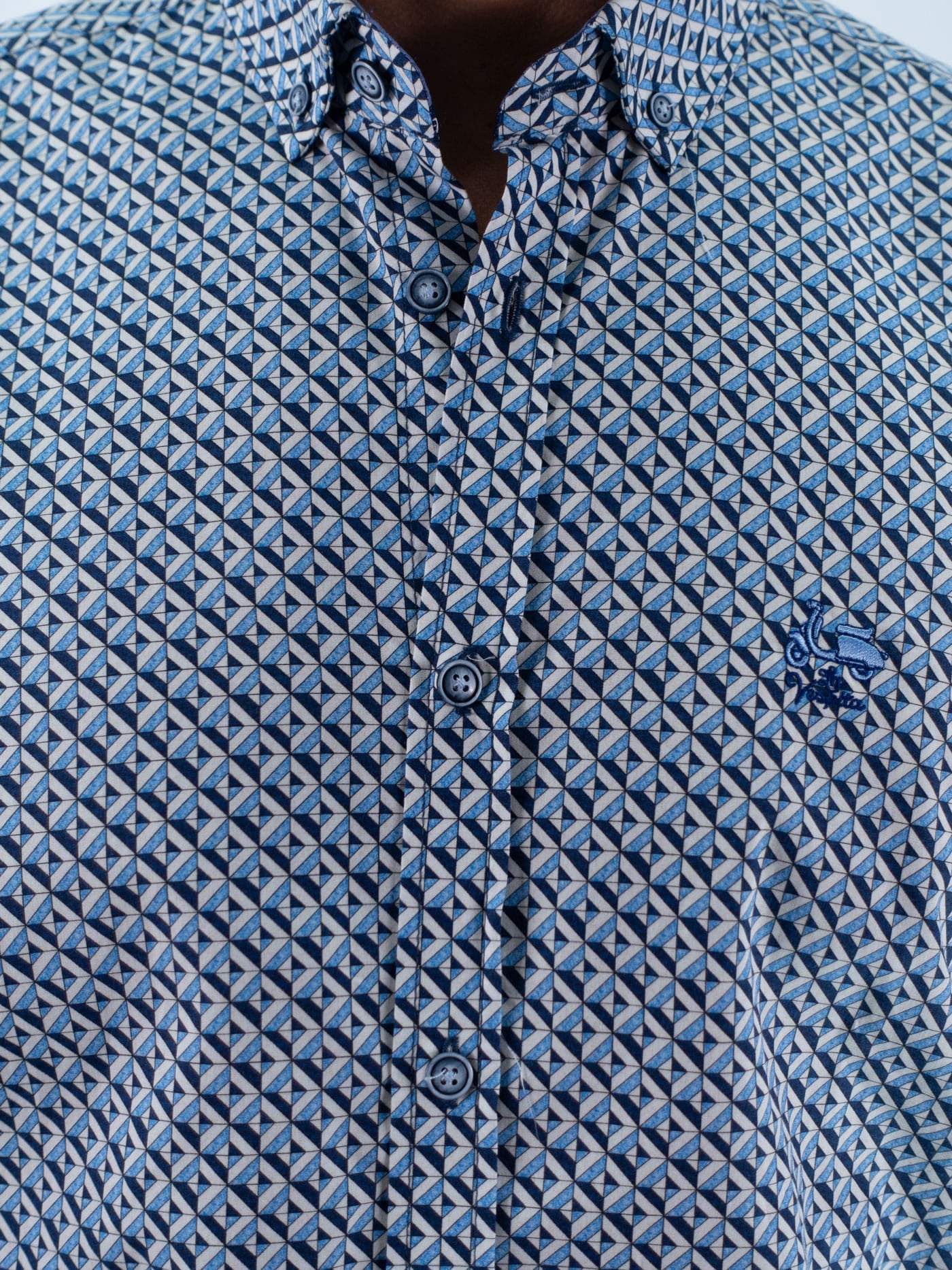 CAMISA SUECIA LA VESPITA AZUL