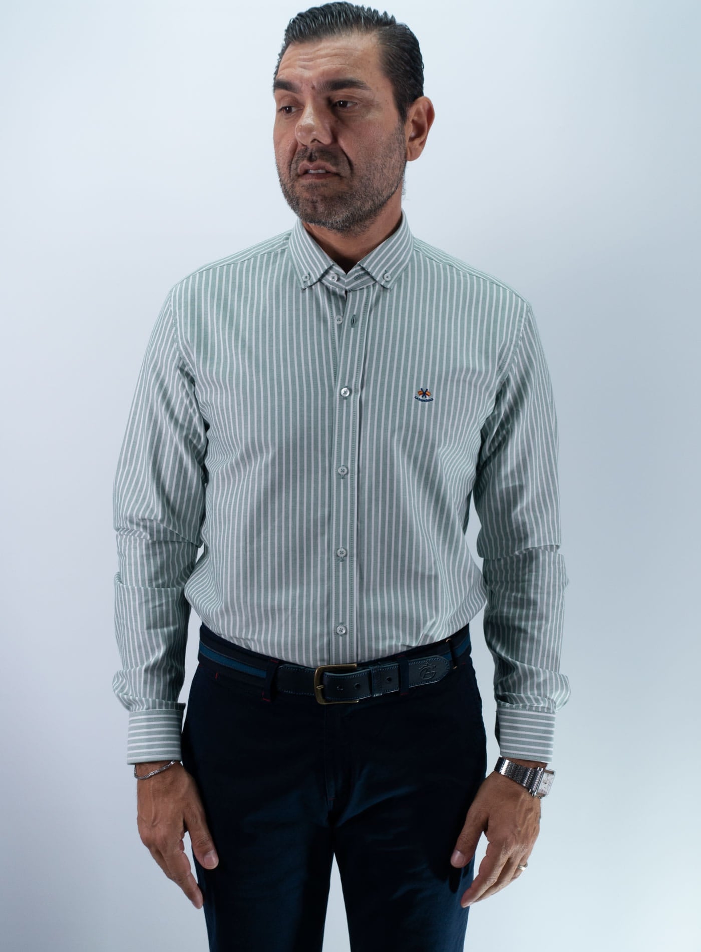 CAMISA RAYA 67 LA ESPANOLA VERDE