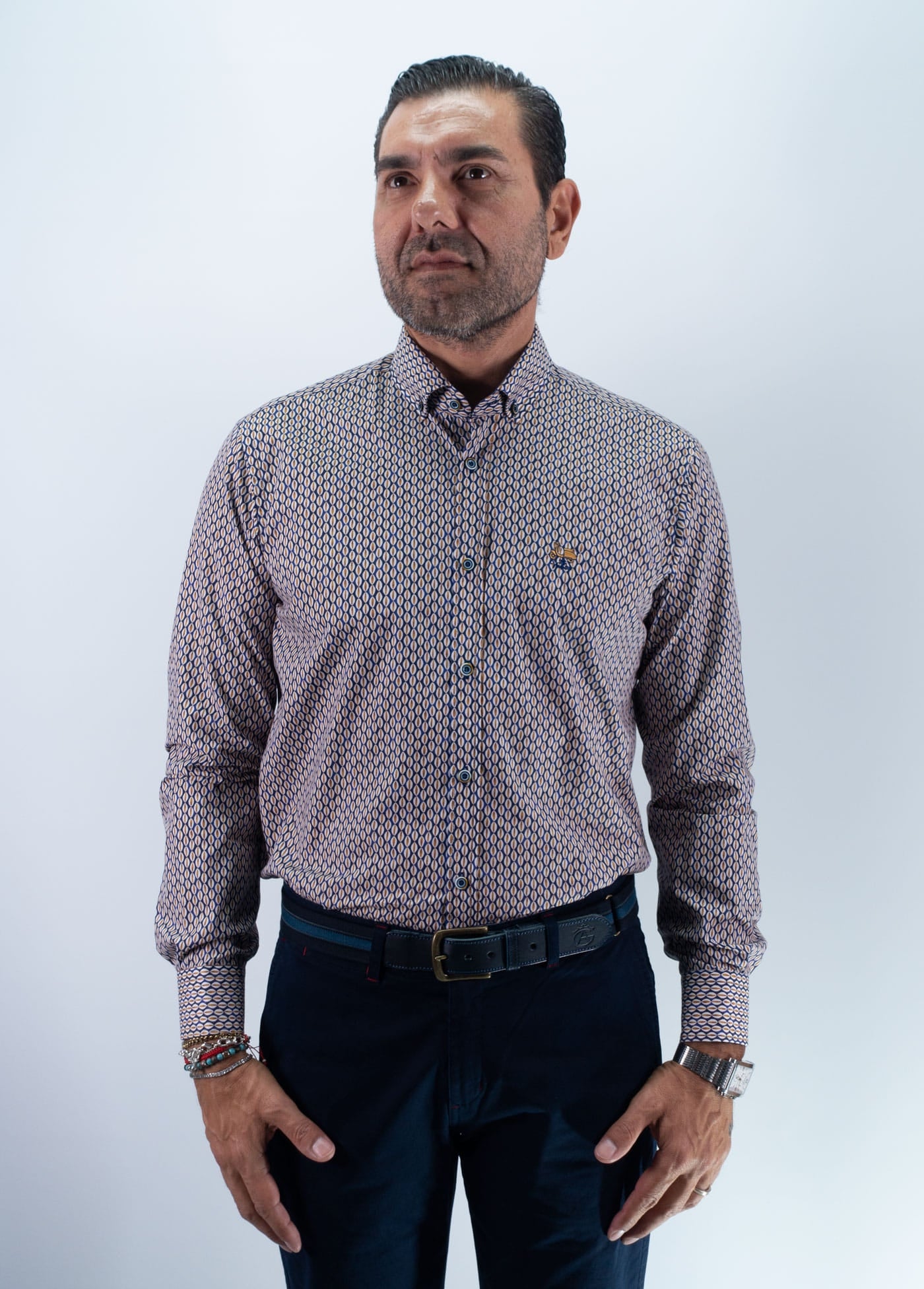 CAMISA COFFE LA VESPITA AZUL