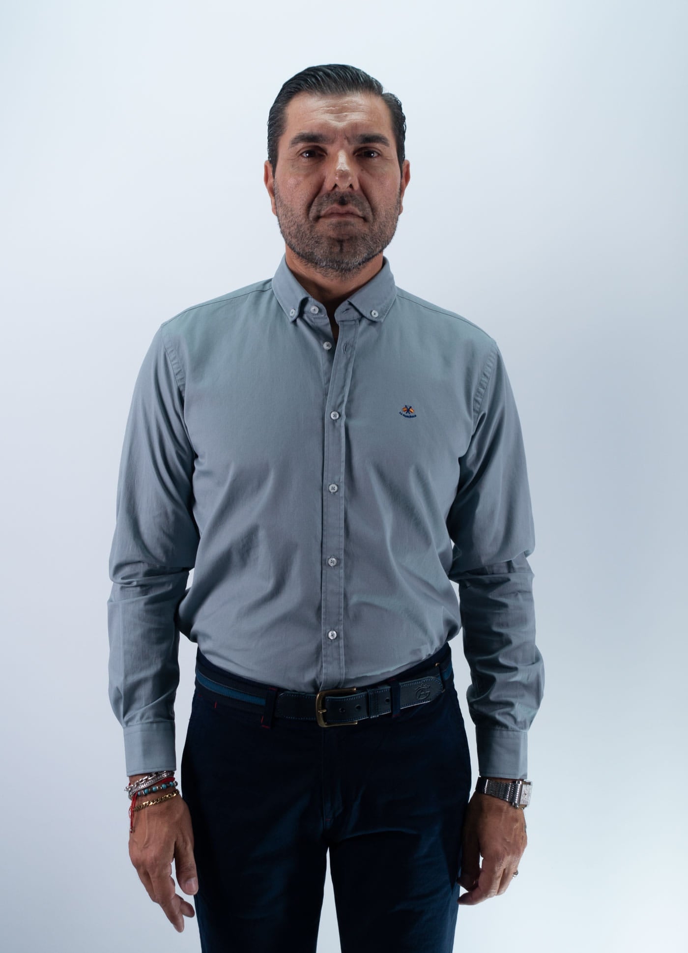CAMISA SUPERBASIC LA ESPANOLA GRIS CLARO