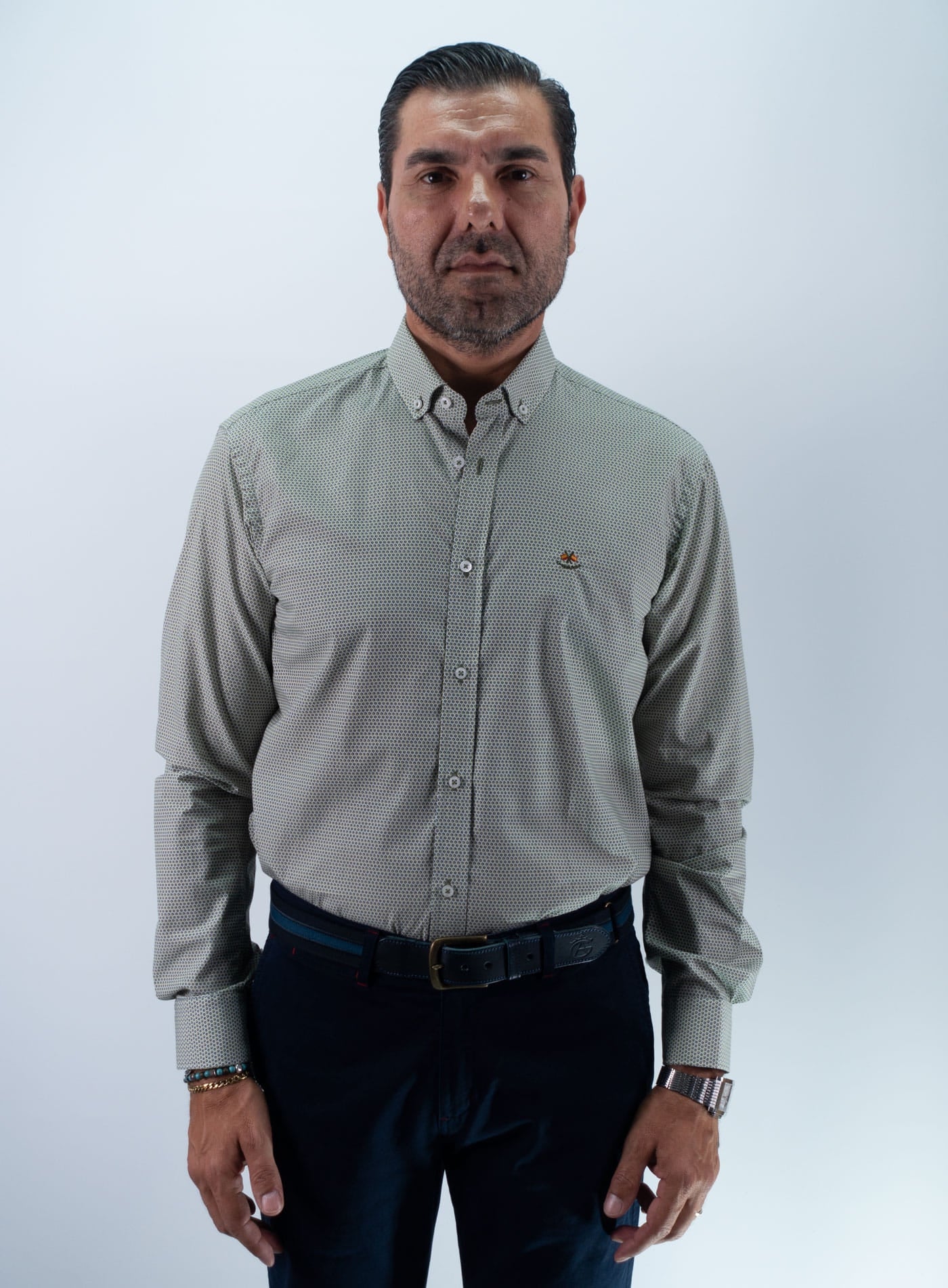 CAMISA FLOWER LA ESPANOLA VERDE