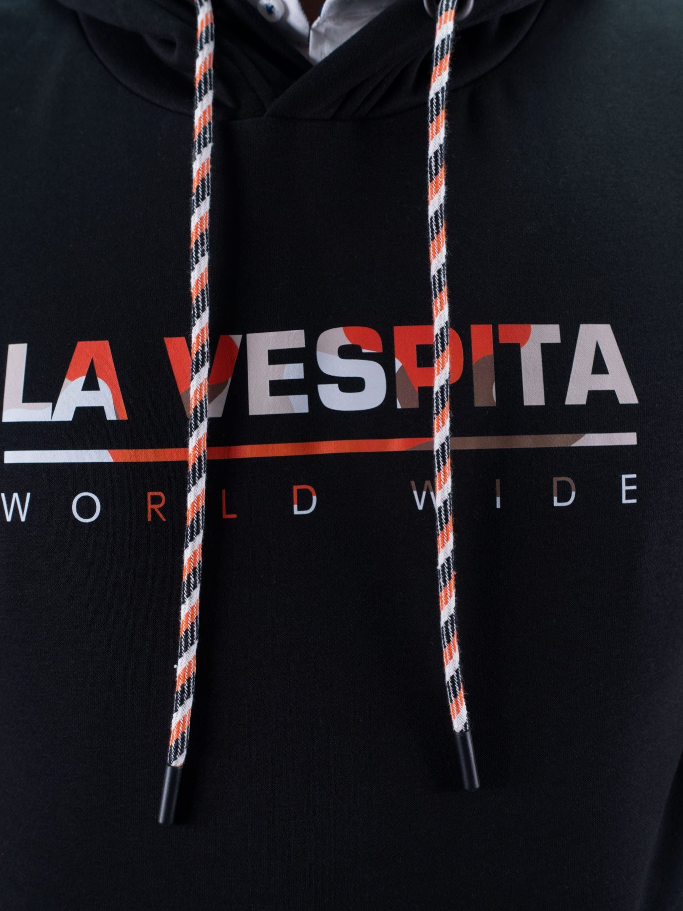 SUDADERA CAPUCHA WORLD LA VESPITA NEGRO