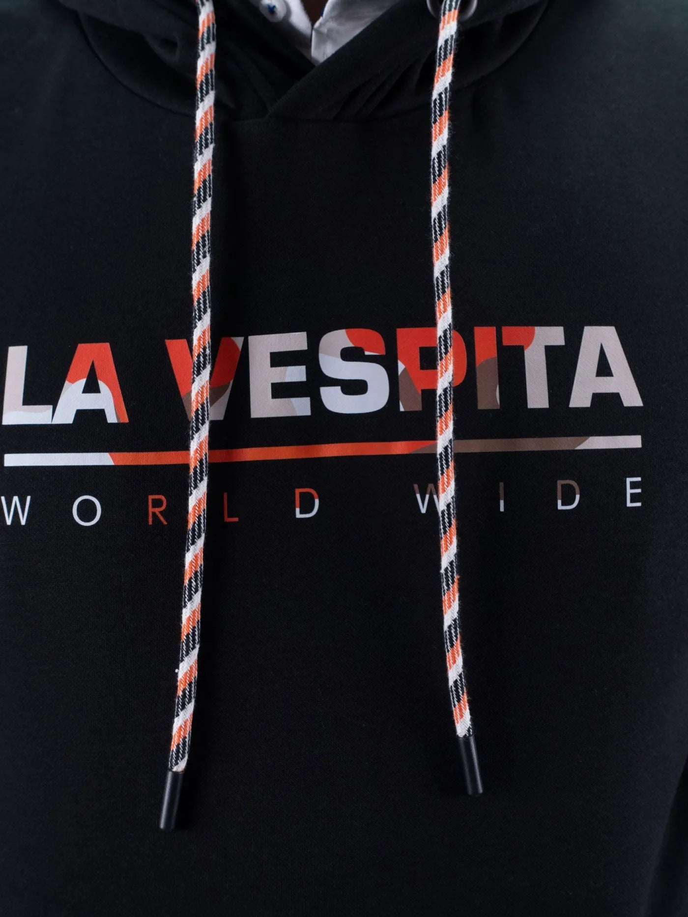 SUDADERA CAPUCHA WORLD LA VESPITA NEGRO