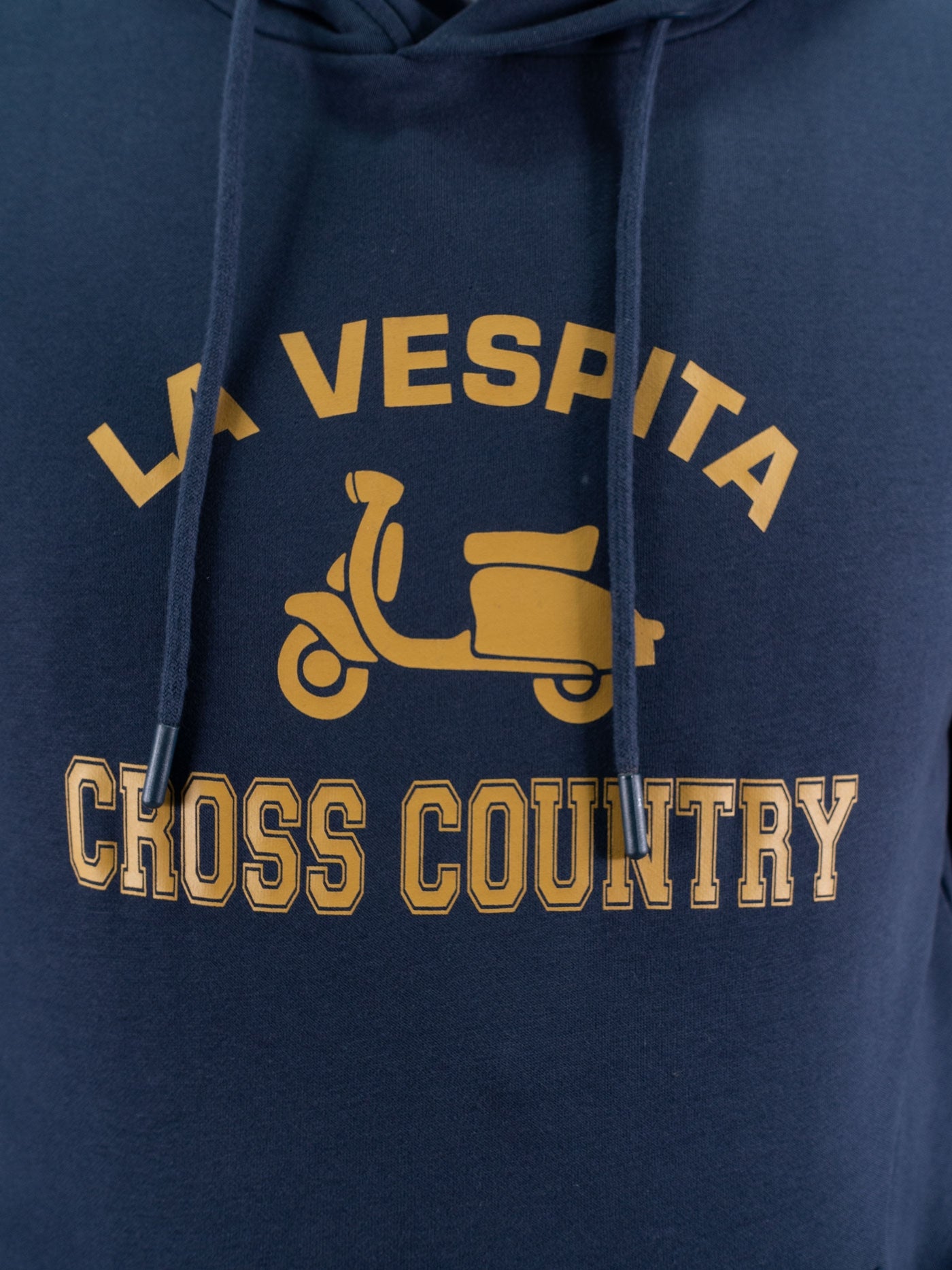SUDADERA CAPUCHA CROSS LA VESPITA MARINO