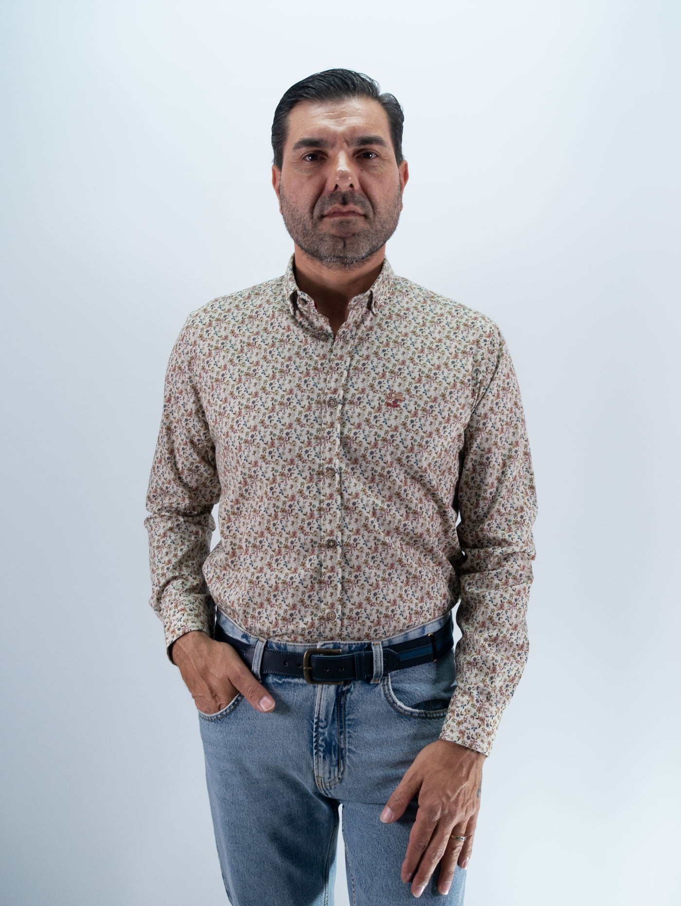 CAMISA CAMILA LA VESPITA BEIG