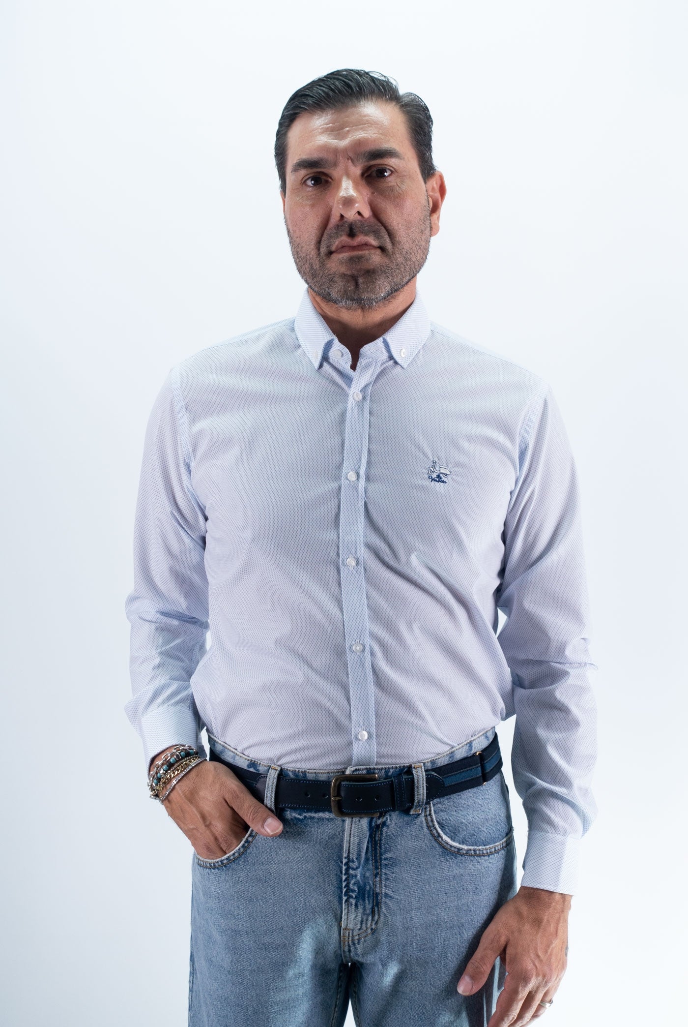CAMISA CUADRO ZAS LA VESPITA BLANCO