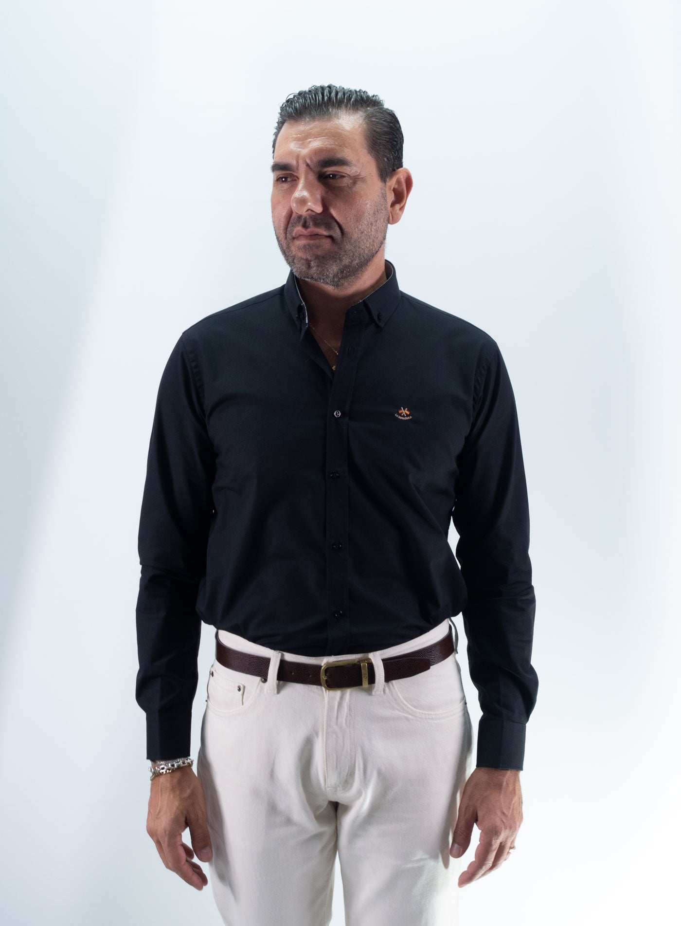 CAMISA FIL 26 LA ESPANOLA NEGRO
