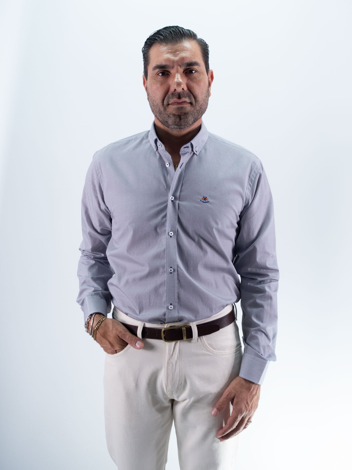 CAMISA CLICK LA ESPANOLA MARRON