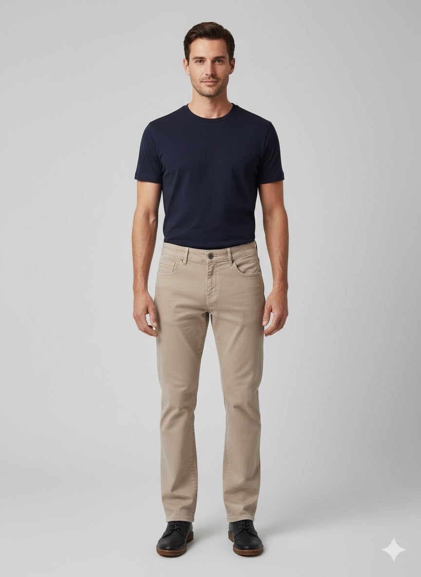 PANTALON 5BOLS TEM  BEIG