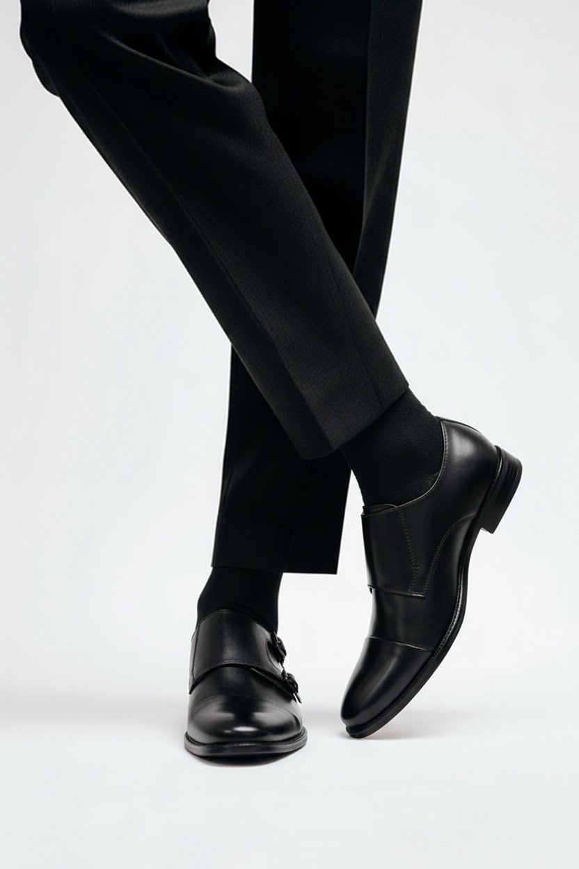 ZAPATO HEBILLA  T2IN  NEGRO