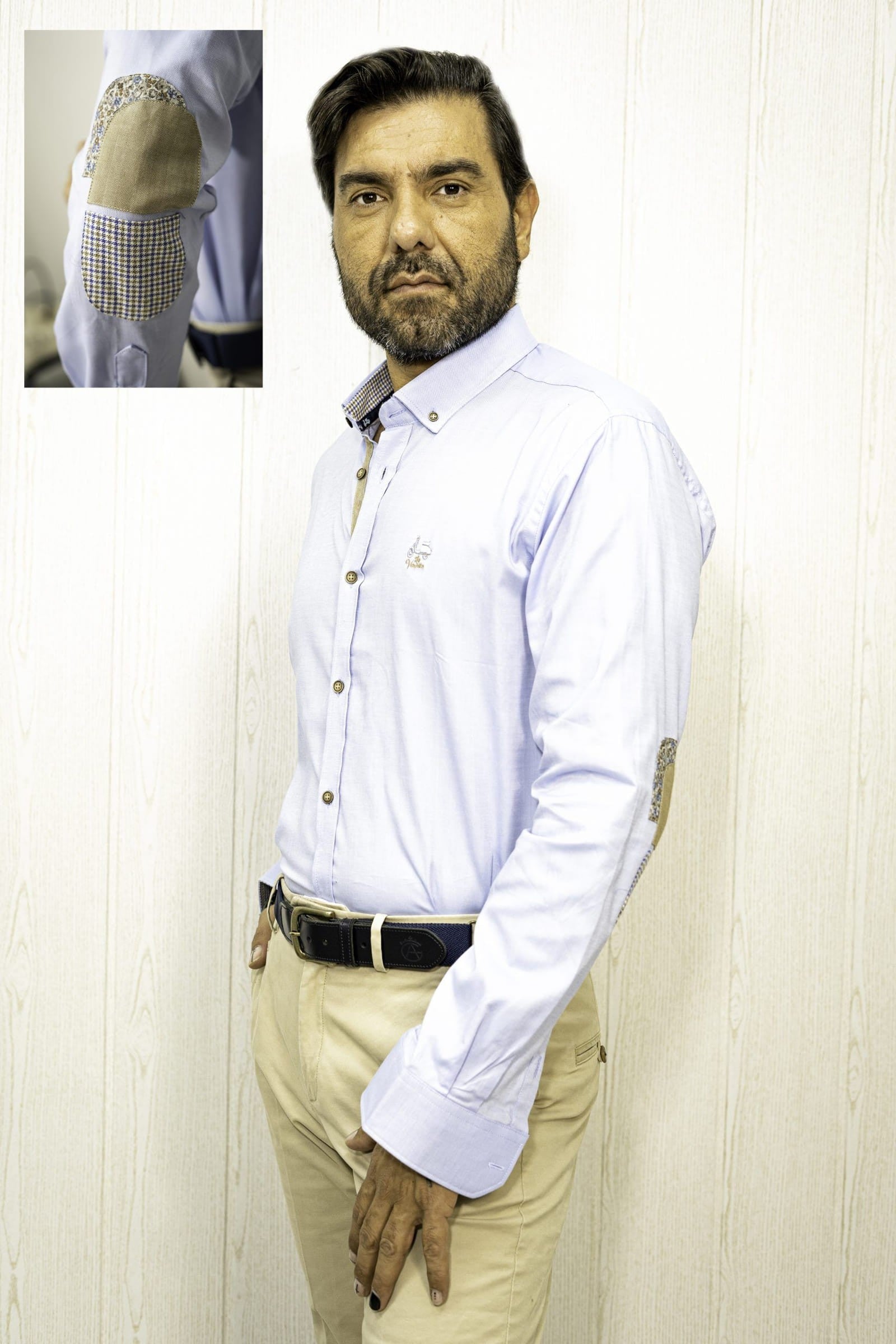 CAMISA BI-CODERA LA VESPITA CELESTE
