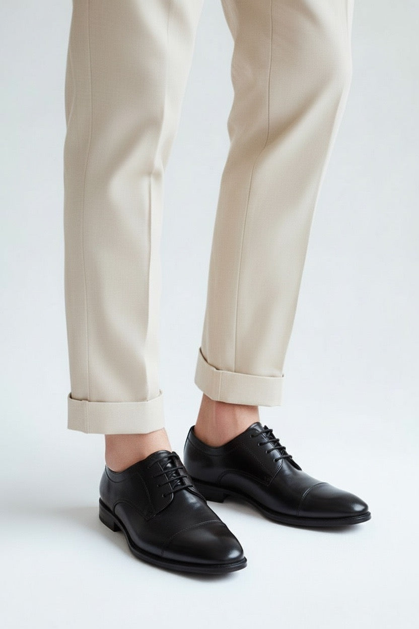 ZAPATO CLARK PUNTERA  NEGRO